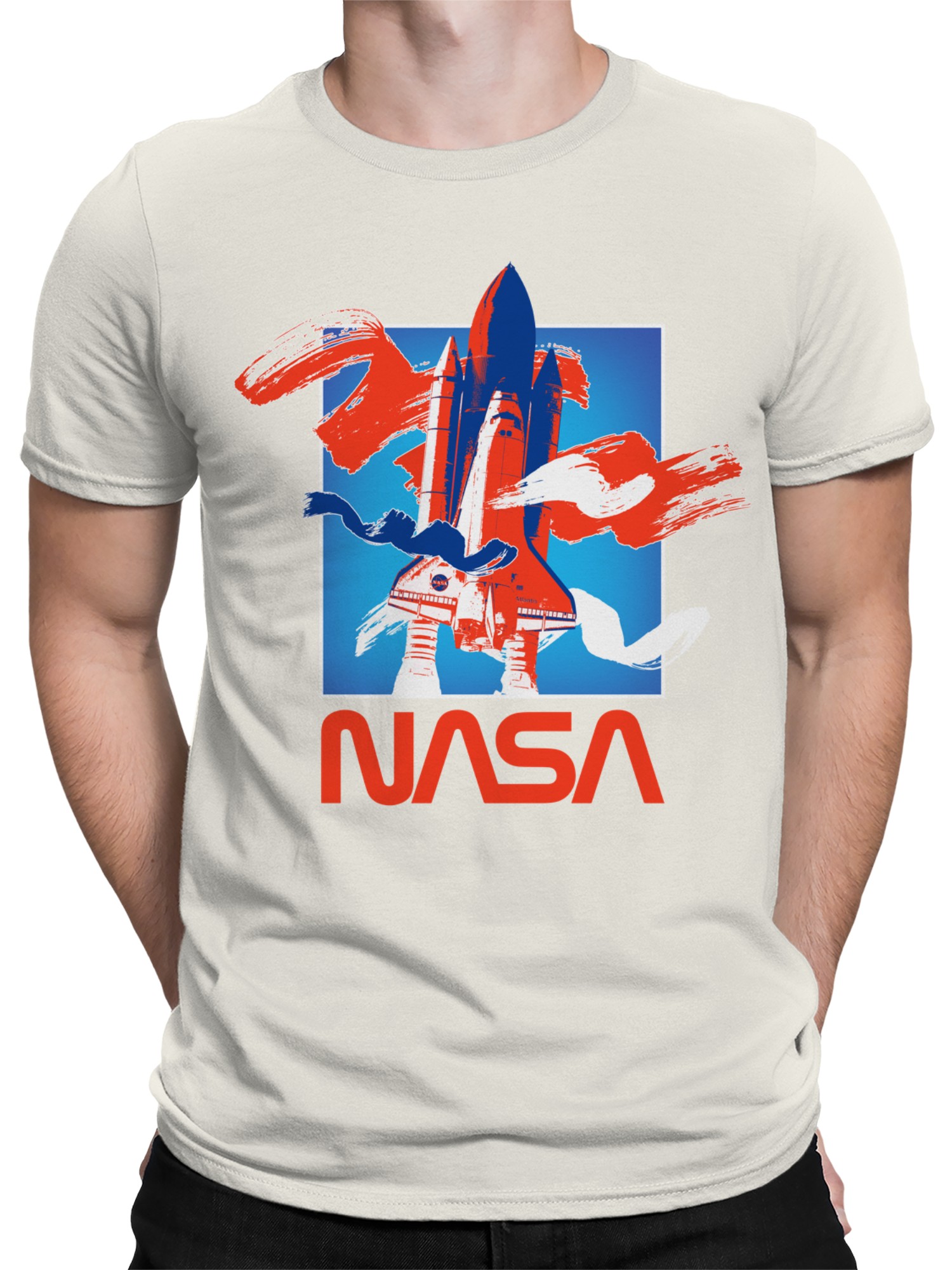 Officially Licensed NASA Space Shuttle Men's T-shirt - Picture 8 of 9