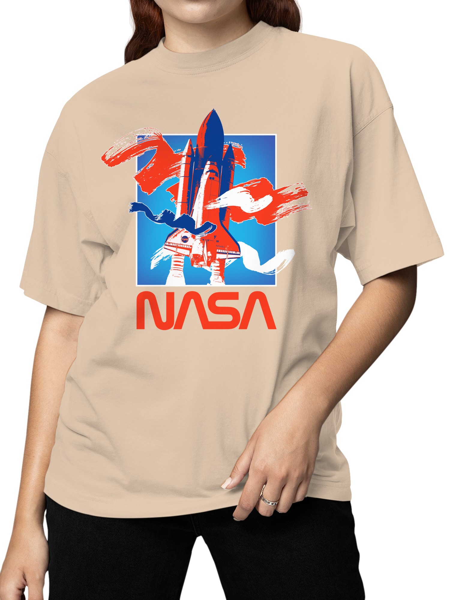 Officially Licensed NASA Space Shuttle Women's T-shirt - Picture 5 of 9