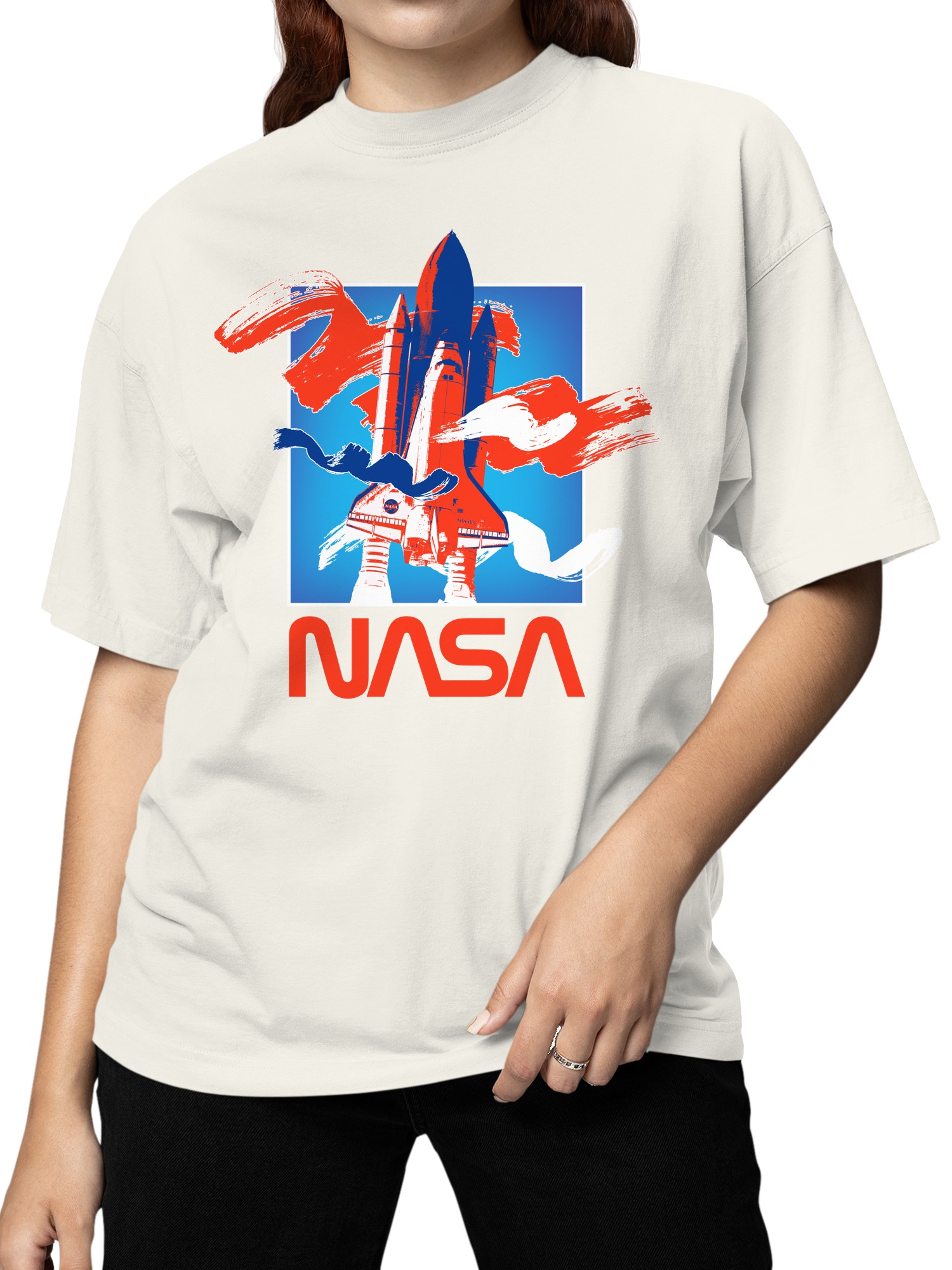 Officially Licensed NASA Space Shuttle Women's T-shirt - Picture 8 of 9