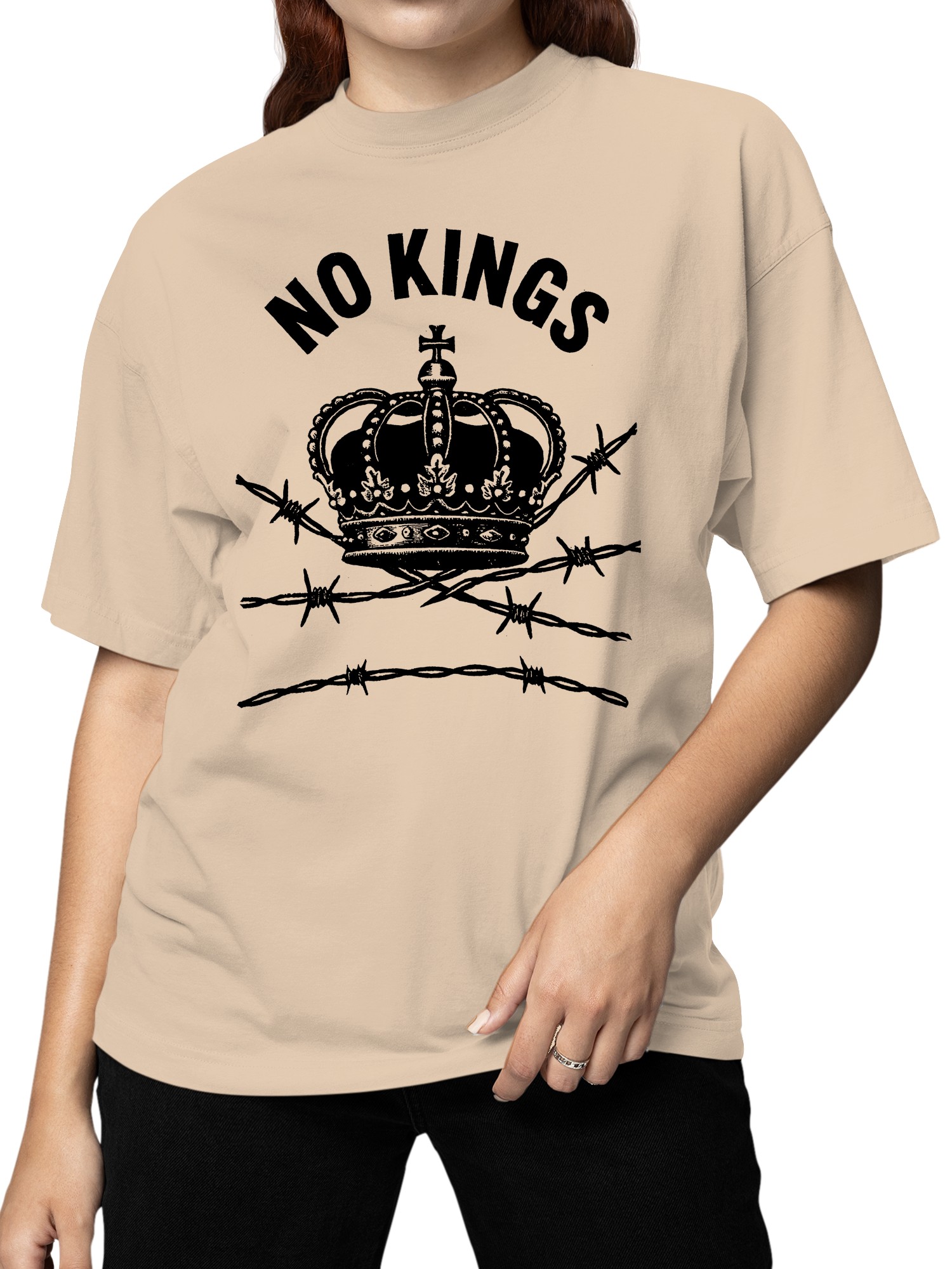 Camiseta para mujer No Kings in USA - Imagen 5 de 12