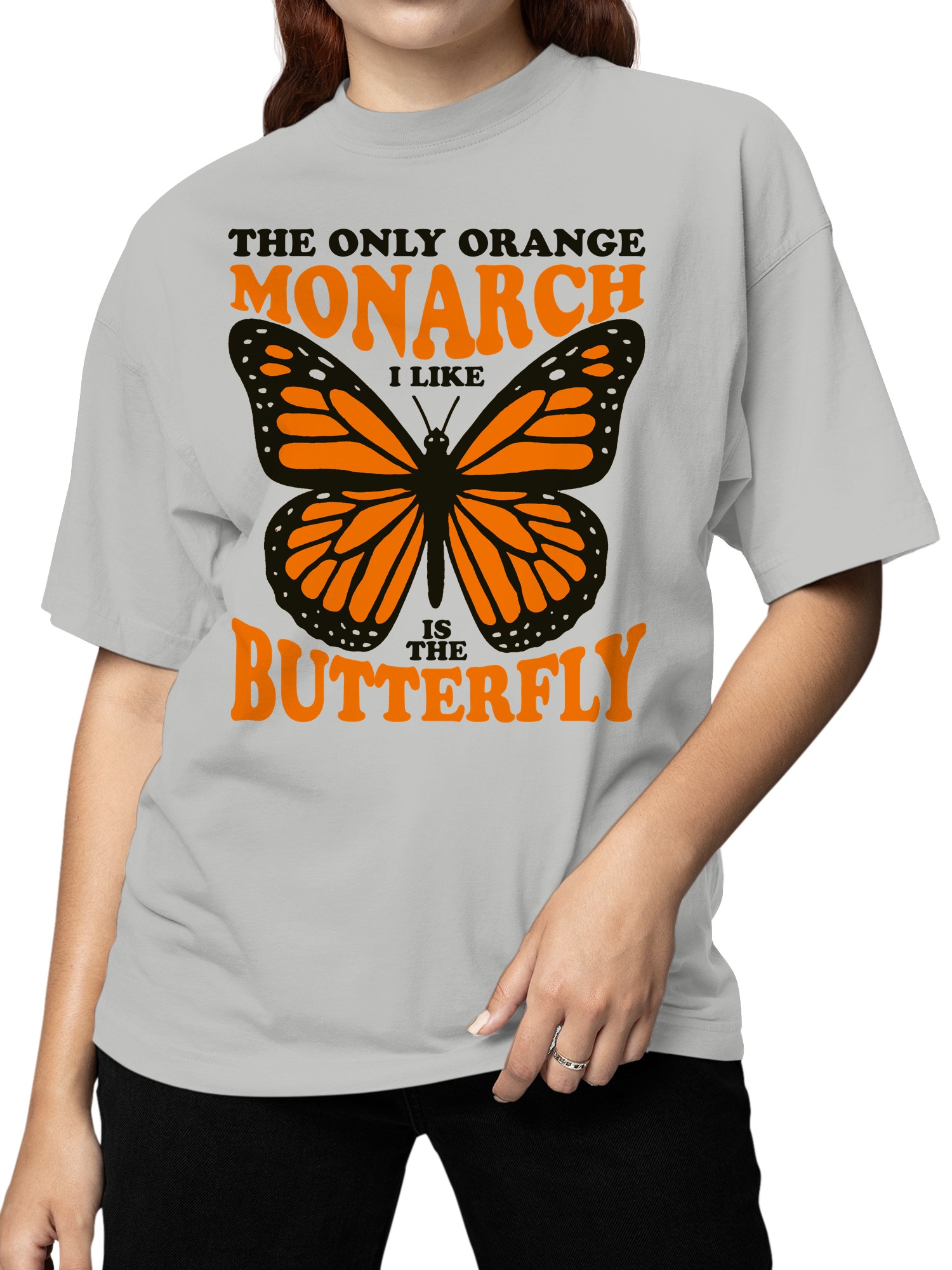 Monarch Butterfly Only King Women's T-shirt - Picture 11 of 12