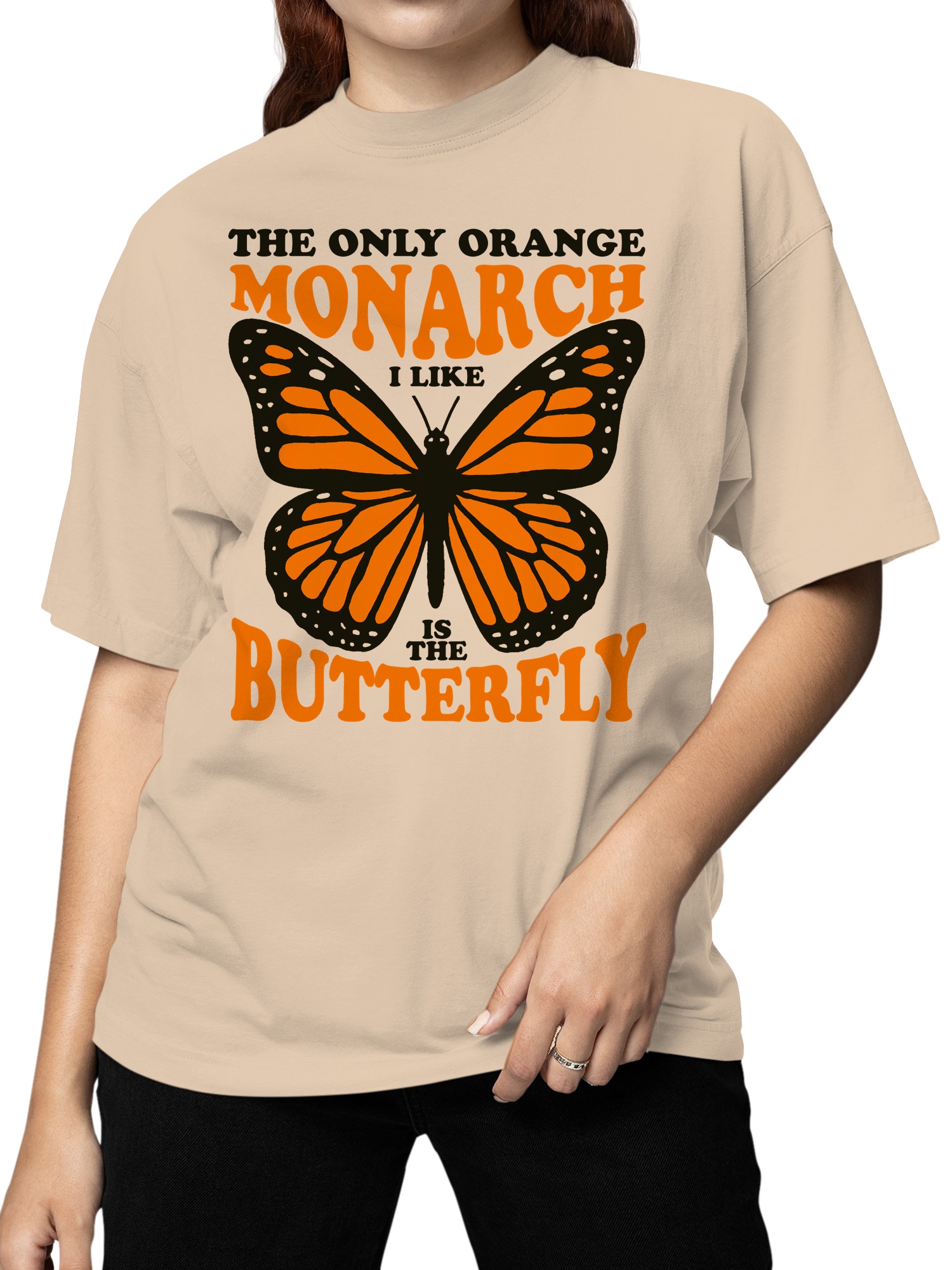 Monarch Butterfly Only King Women's T-shirt - Picture 5 of 12