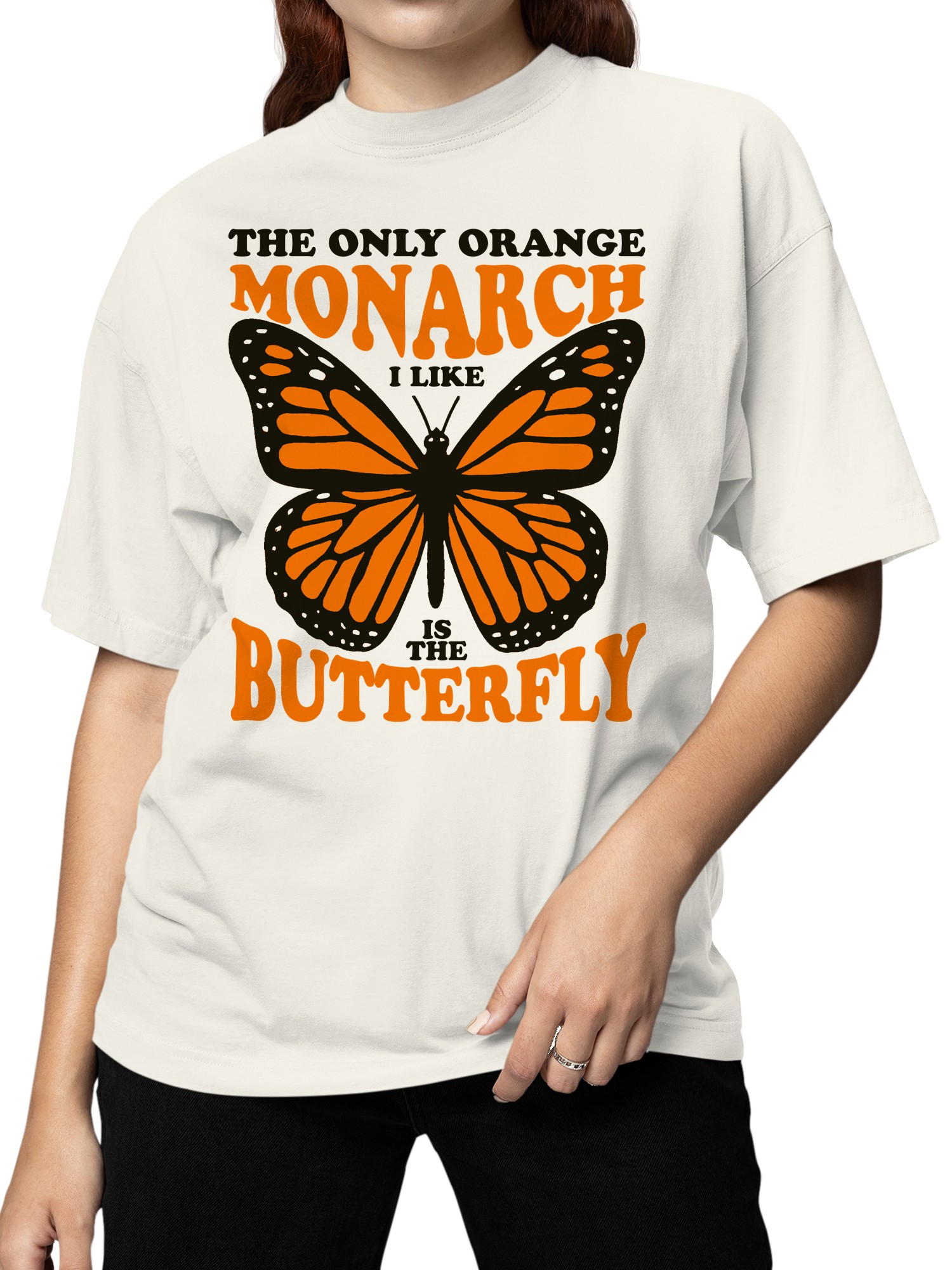 Monarch Butterfly Only King Women's T-shirt - Picture 8 of 12