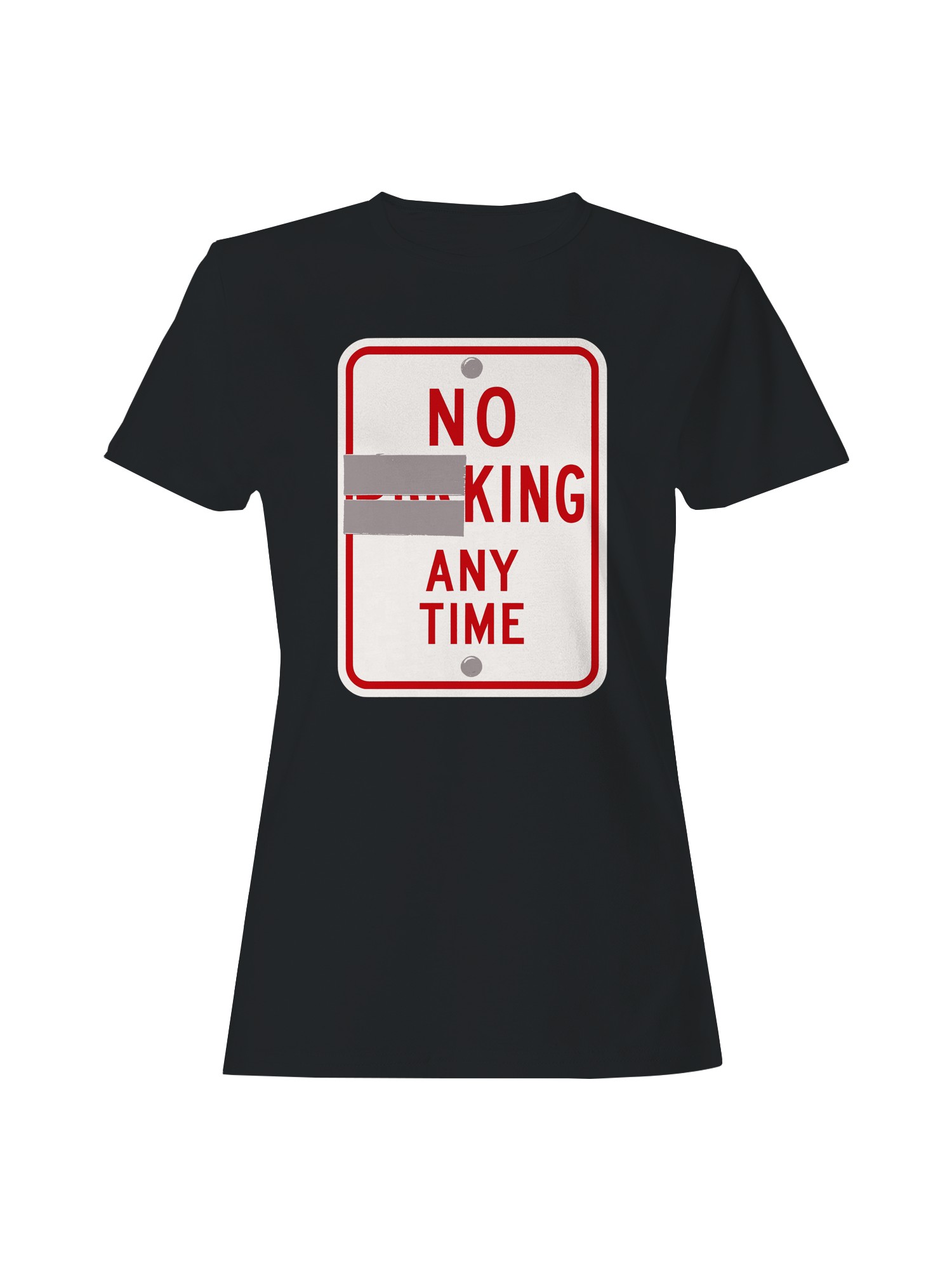 No king Sign Overlay Women's T-shirt - Picture 7 of 9