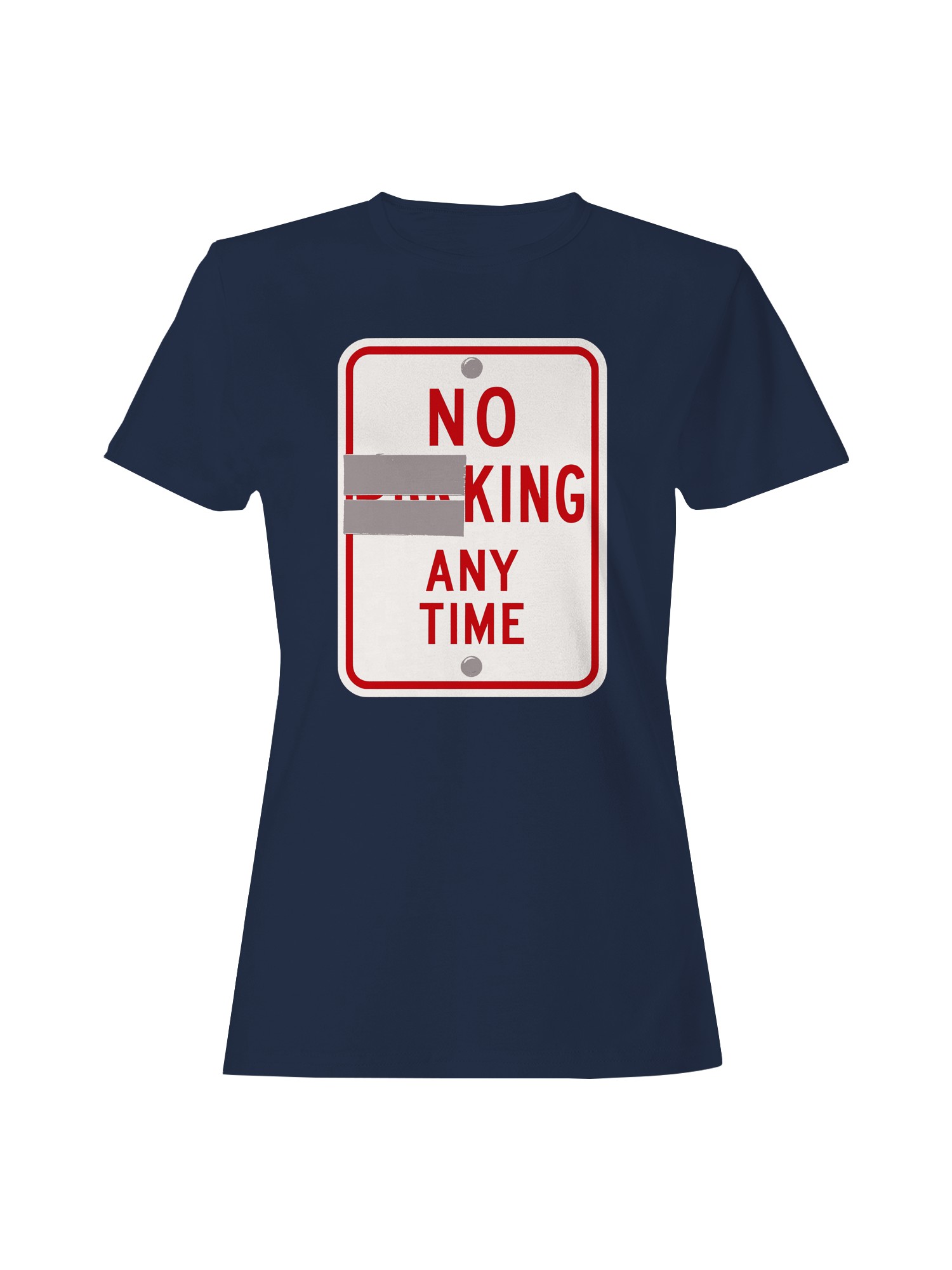 No king Sign Overlay Women's T-shirt - Picture 4 of 9