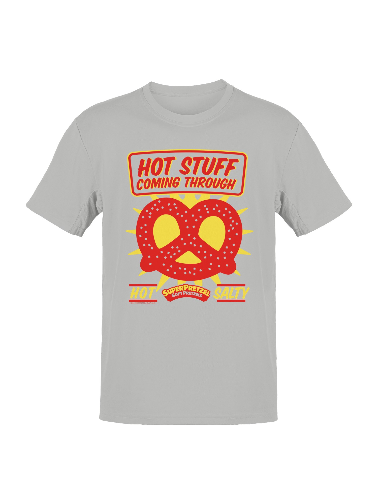 Camiseta para hombre con licencia oficial Super Pretzel Hot Stuff diseño pretzel - Imagen 7 de 9