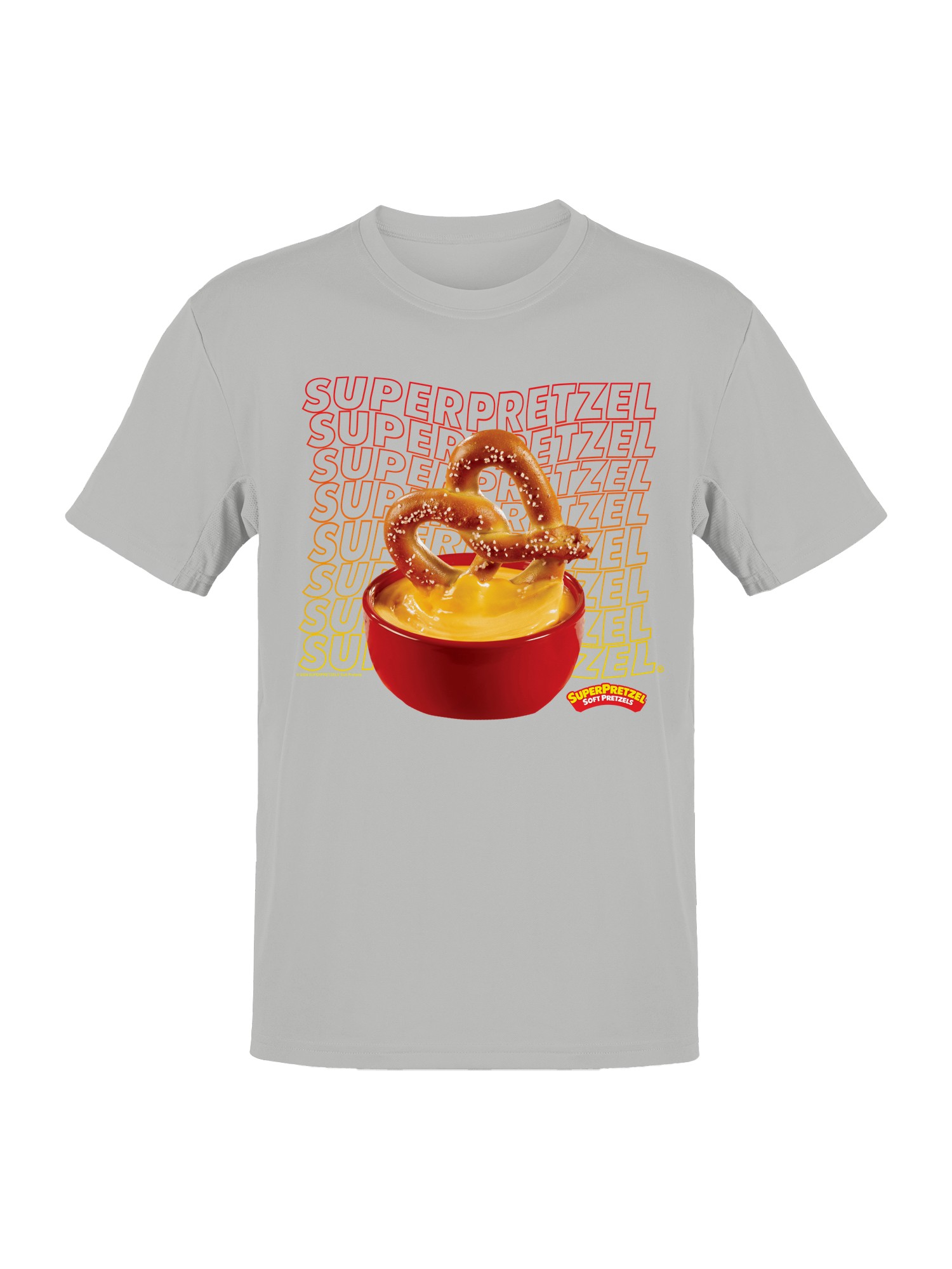 Camiseta para hombre Super Pretzel Delicious Pretzel Cheese Delight con licencia oficial - Imagen 4 de 12
