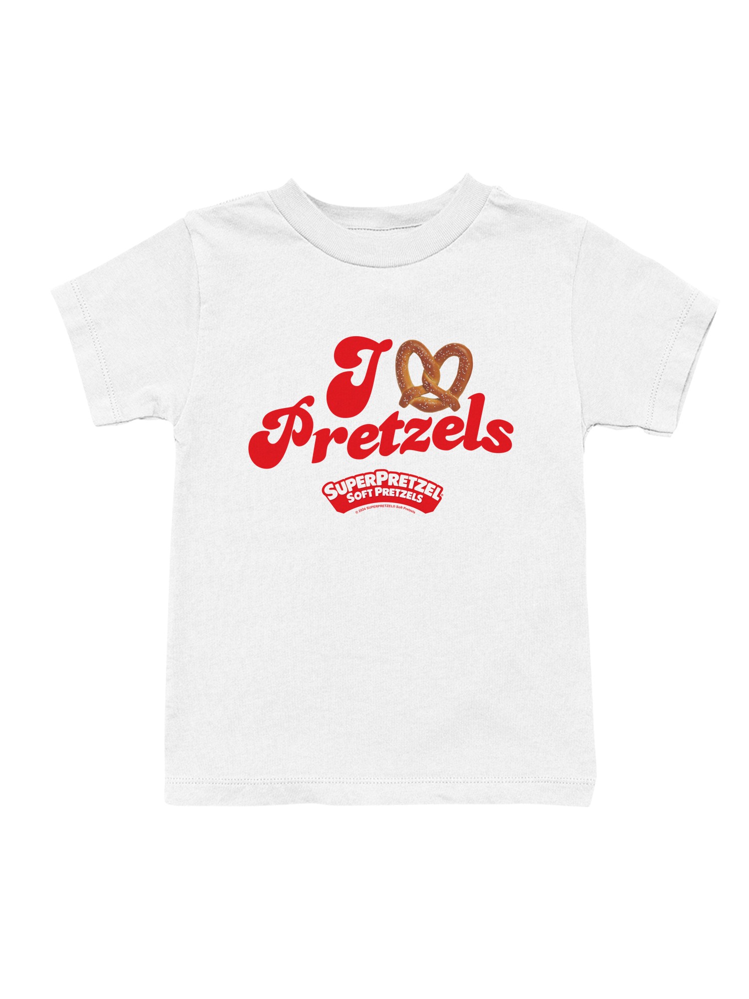 Officially Licensed Super Pretzel Pretzel Love Youth's T-shirt - Picture 4 of 12