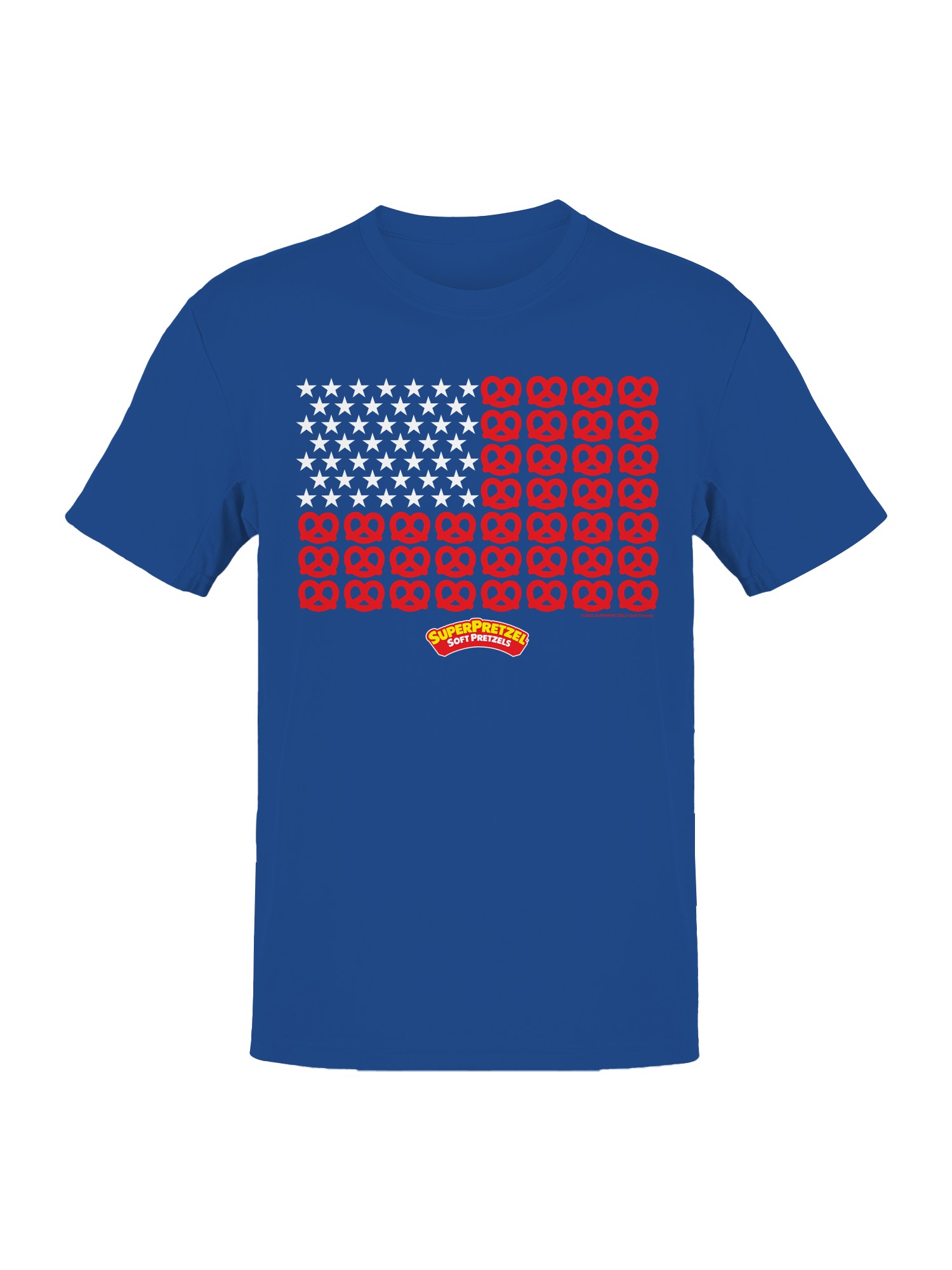 Camiseta para hombre Super Pretzel Pretzel con licencia oficial estrellas y rayas - Imagen 7 de 9