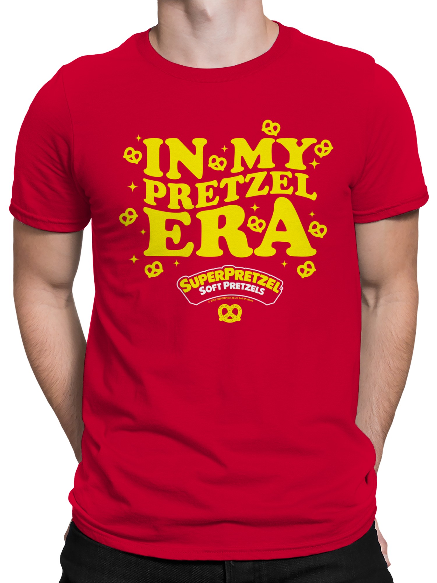 Officially Licensed Super Pretzel Embrace the Pretzel Era Men's T-shirt - Imagen 5 de 6