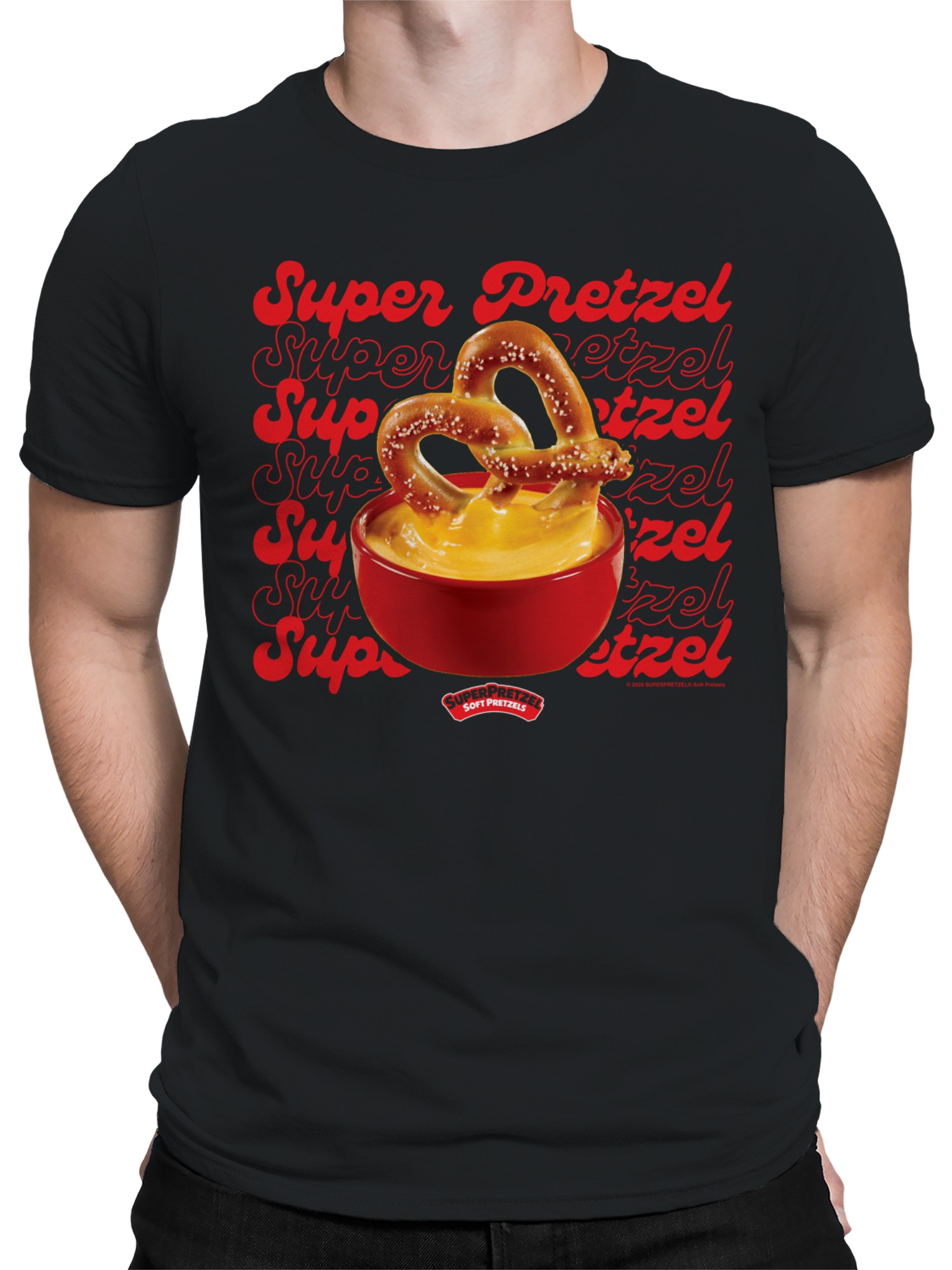 Camiseta para hombre Super Pretzel Soft Pretzels Delight con licencia oficial - Imagen 5 de 12