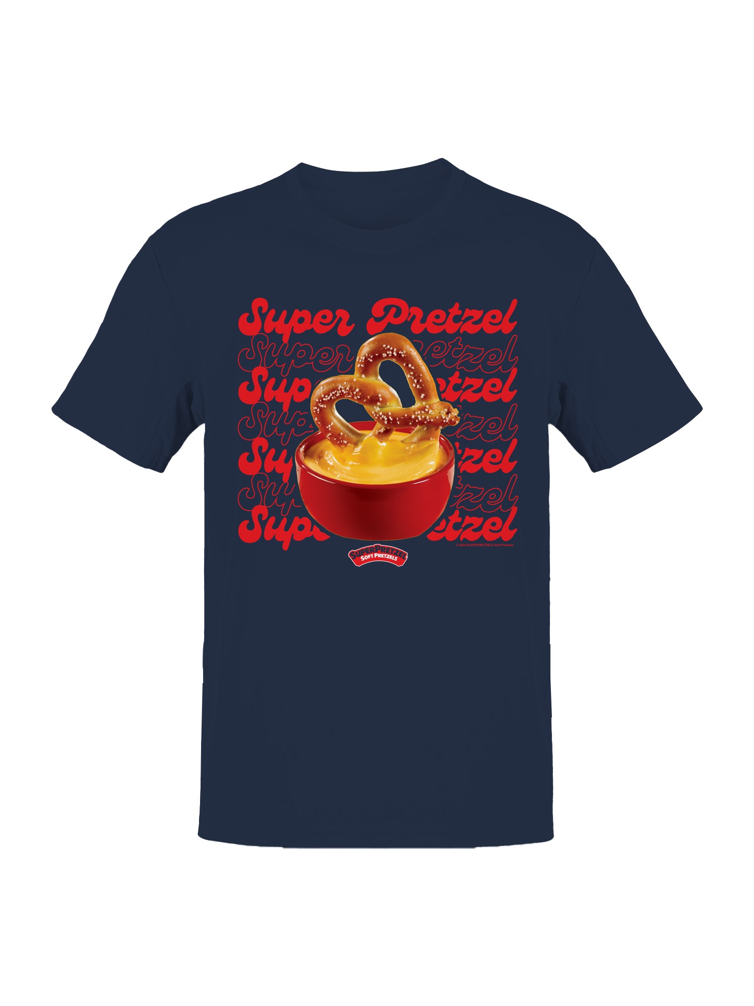 Camiseta para hombre Super Pretzel Soft Pretzels Delight con licencia oficial - Imagen 10 de 12
