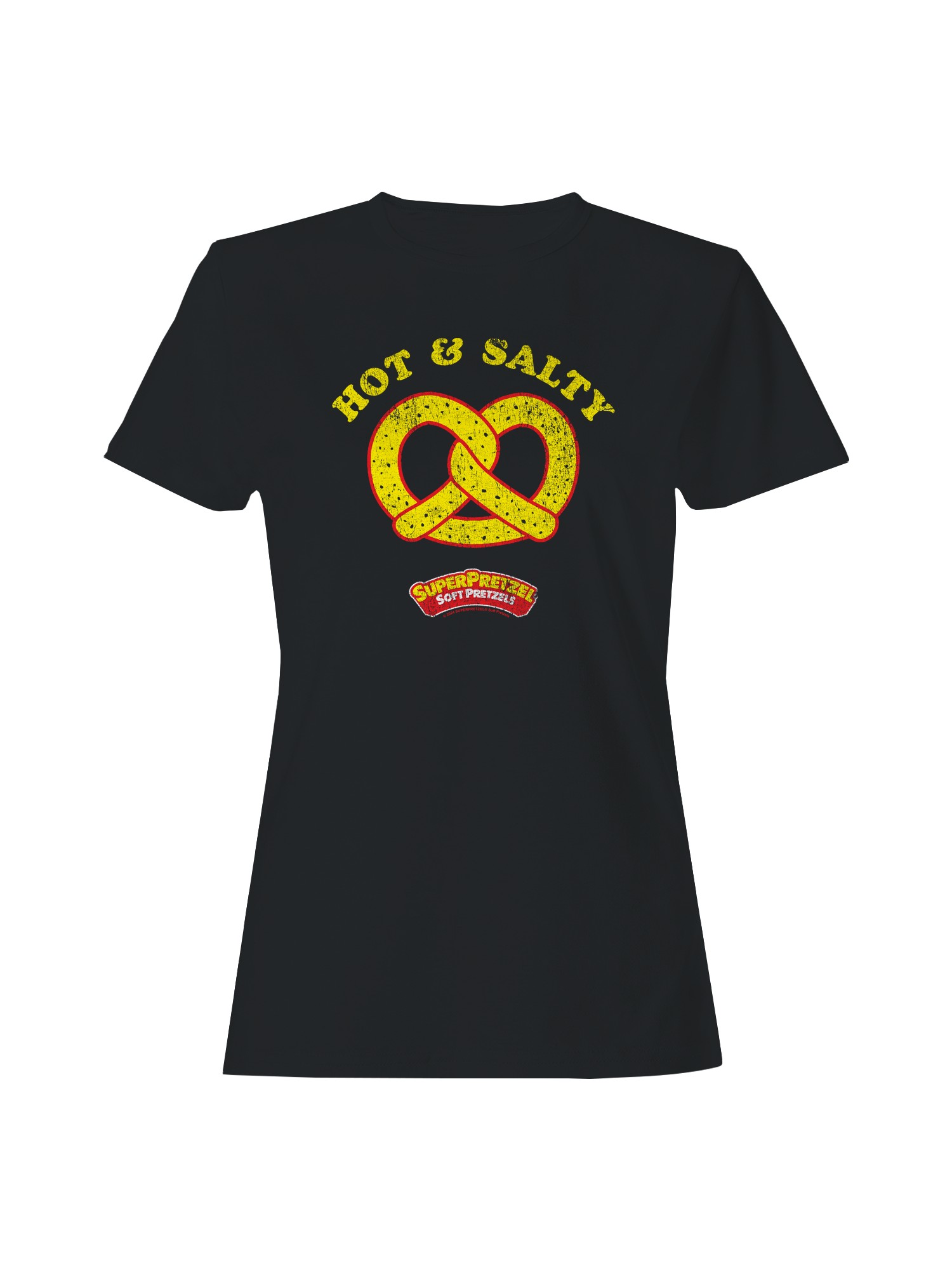 Officially Licensed Super Pretzel Hot & Salty Pretzel Delight Women's T-shirt - Picture 4 of 9