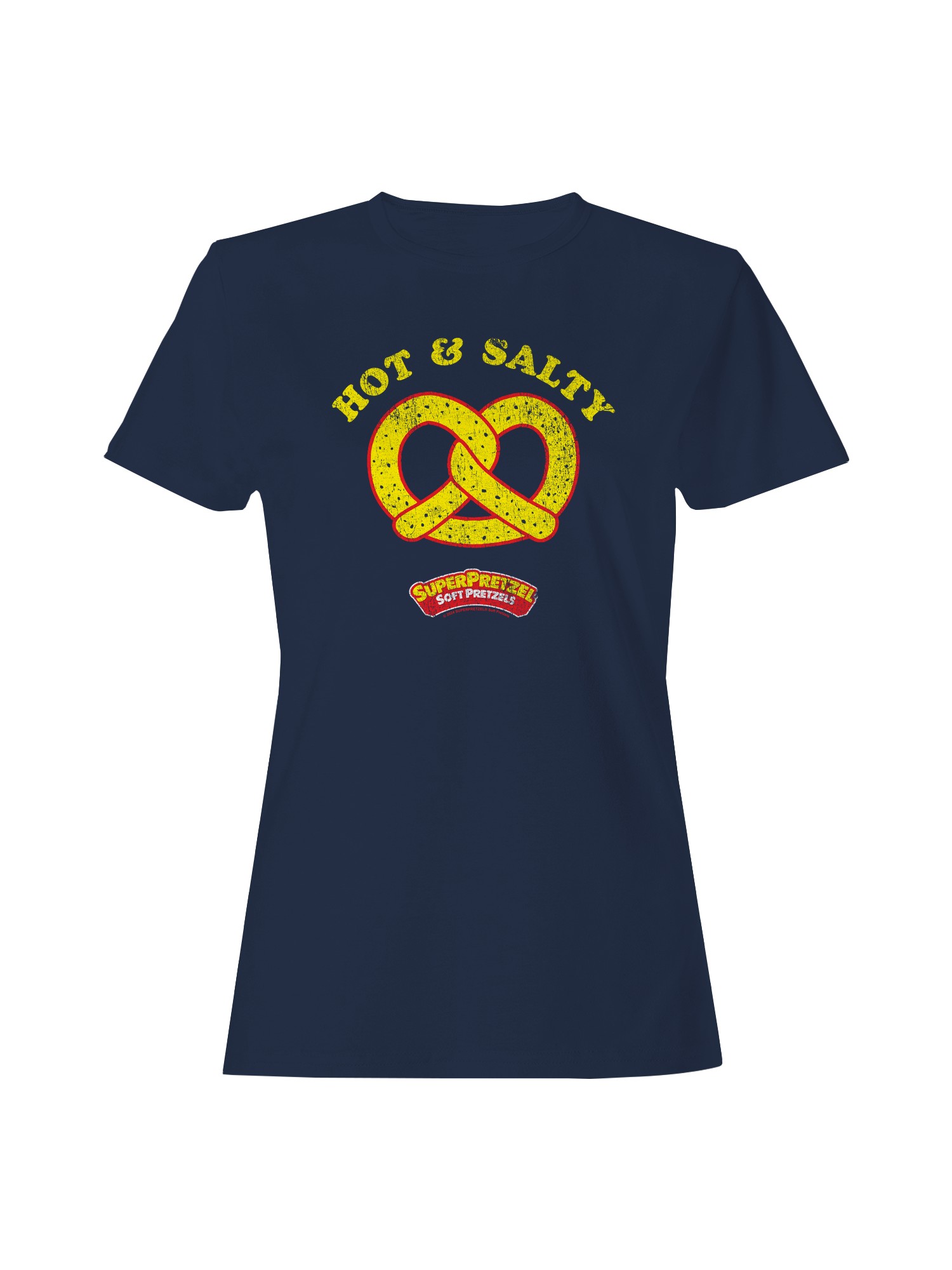 Officially Licensed Super Pretzel Hot & Salty Pretzel Delight Women's T-shirt - Picture 7 of 9