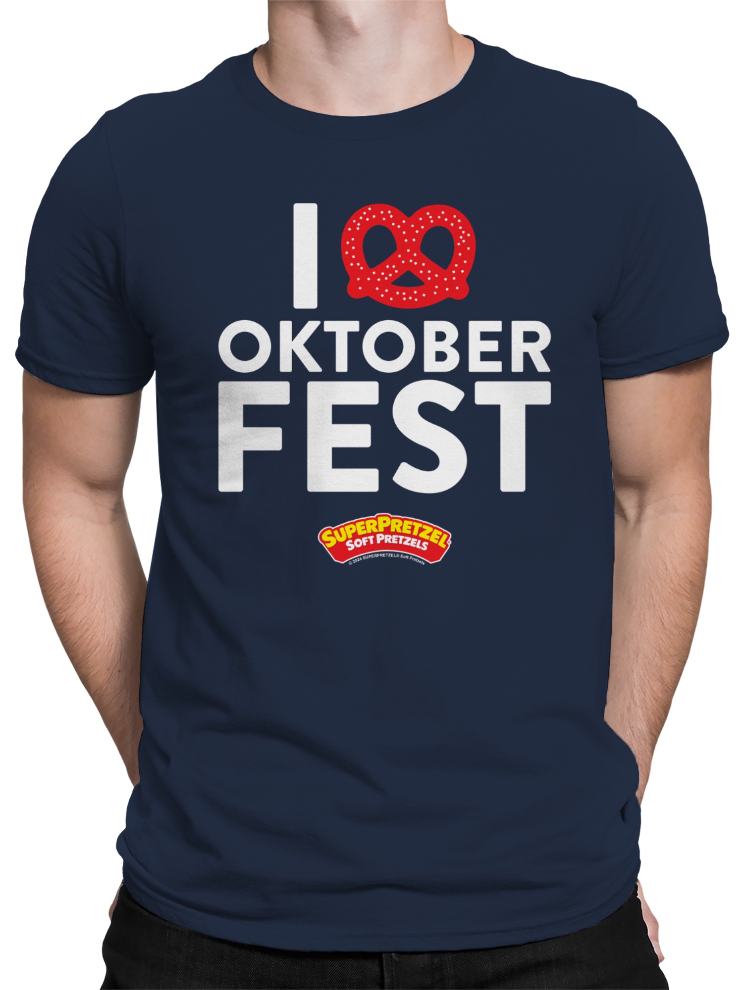 Camiseta para hombre Super Pretzel Oktoberfest Pretzel con licencia oficial - Imagen 8 de 9