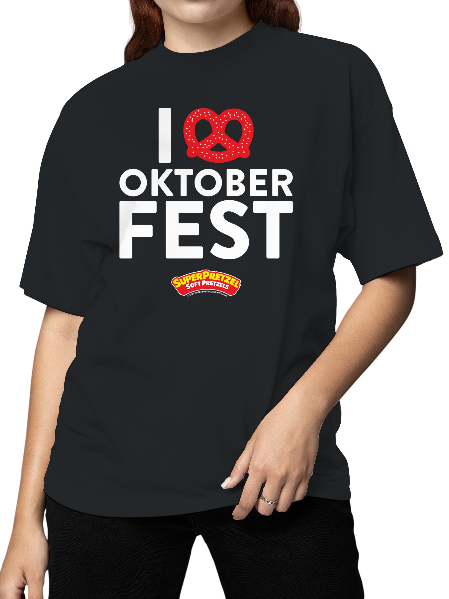 Camiseta para mujer Super Pretzel Oktoberfest Pretzel con licencia oficial - Imagen 5 de 9