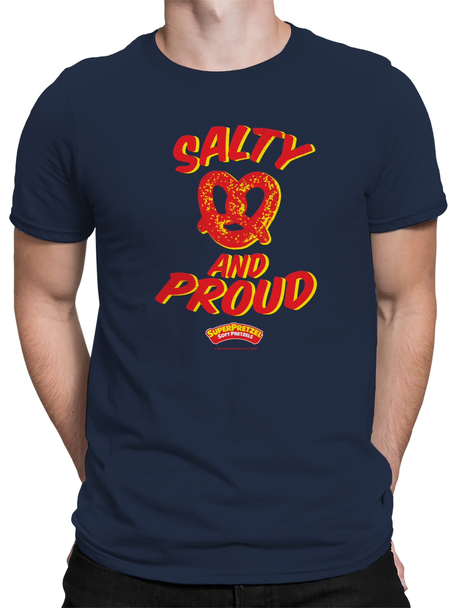 Camiseta para hombre Super Pretzel salada y orgullosa con licencia oficial - Imagen 8 de 9
