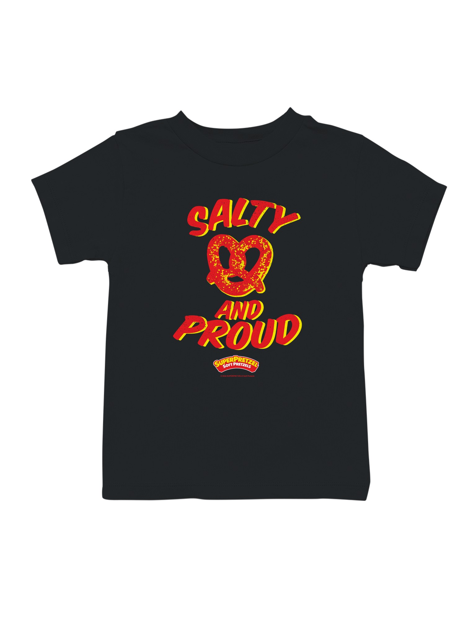 Officially Licensed Super Pretzel Salty and Proud Pretzel Youth's T-shirt - Picture 4 of 6