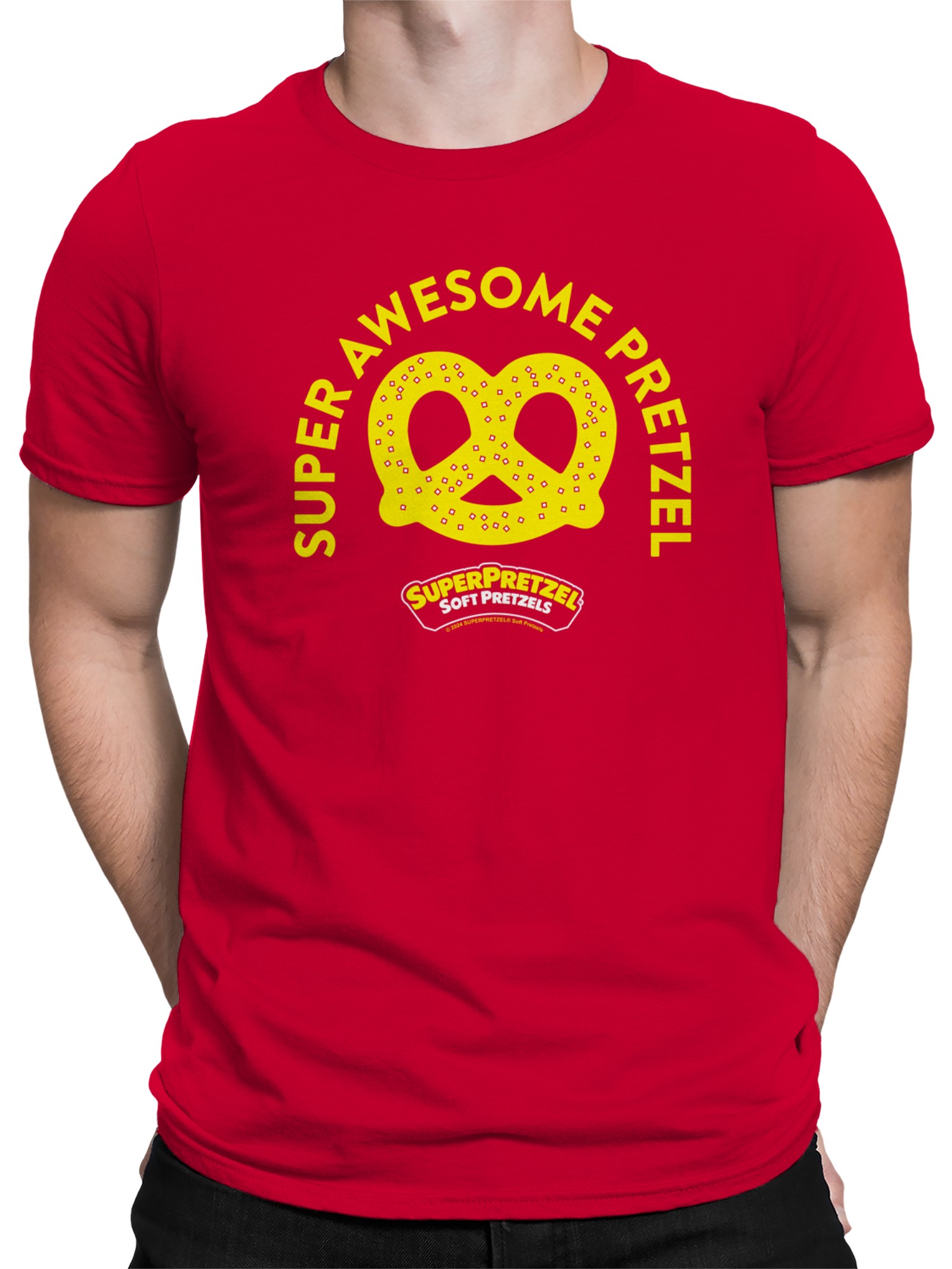 Camiseta para hombre Super Pretzel con licencia oficial Super Awesome Pretzel - Imagen 5 de 6
