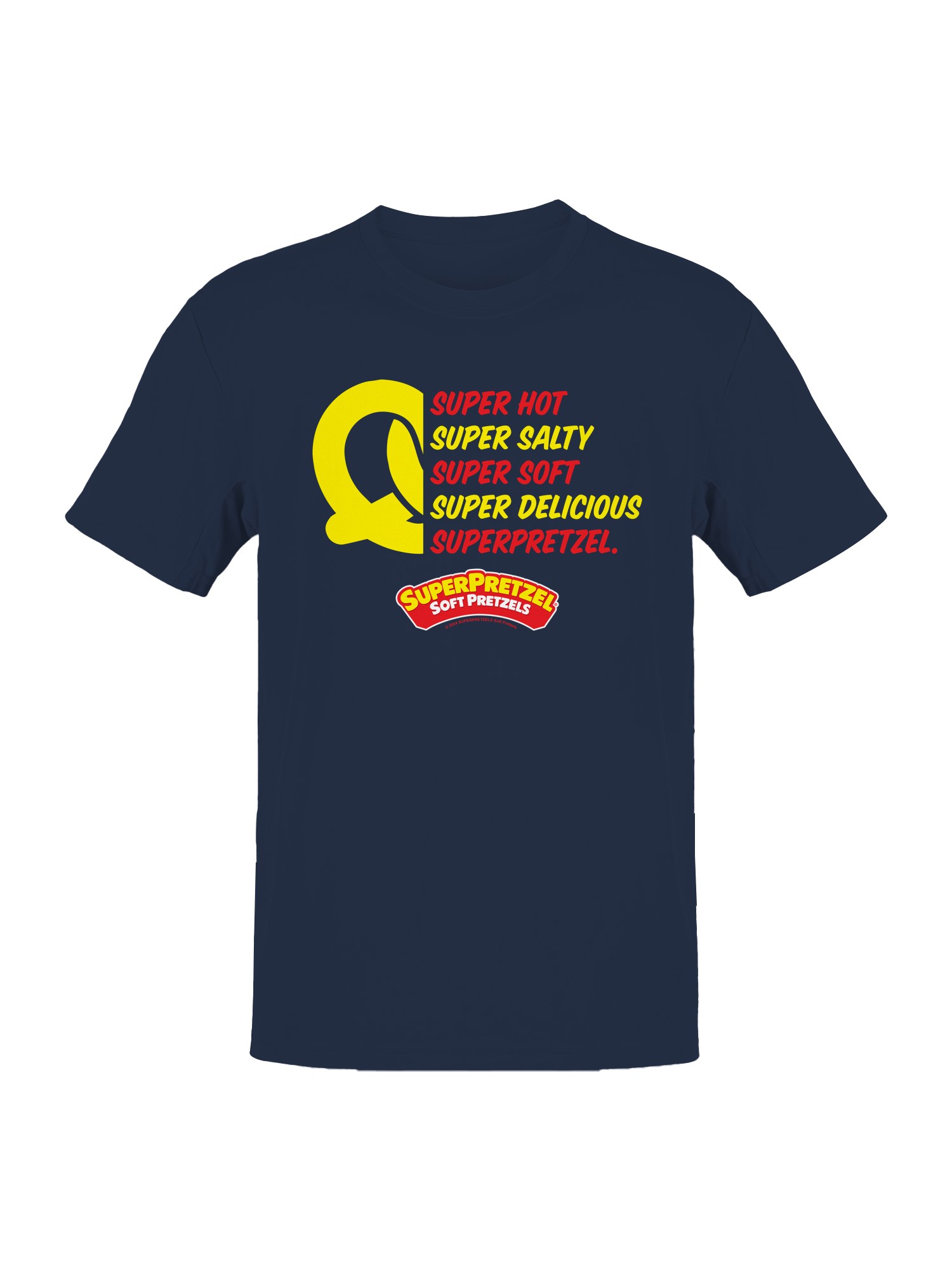 Camiseta para hombre Super Pretzel Super Delicious Pretzels con licencia oficial - Imagen 7 de 9