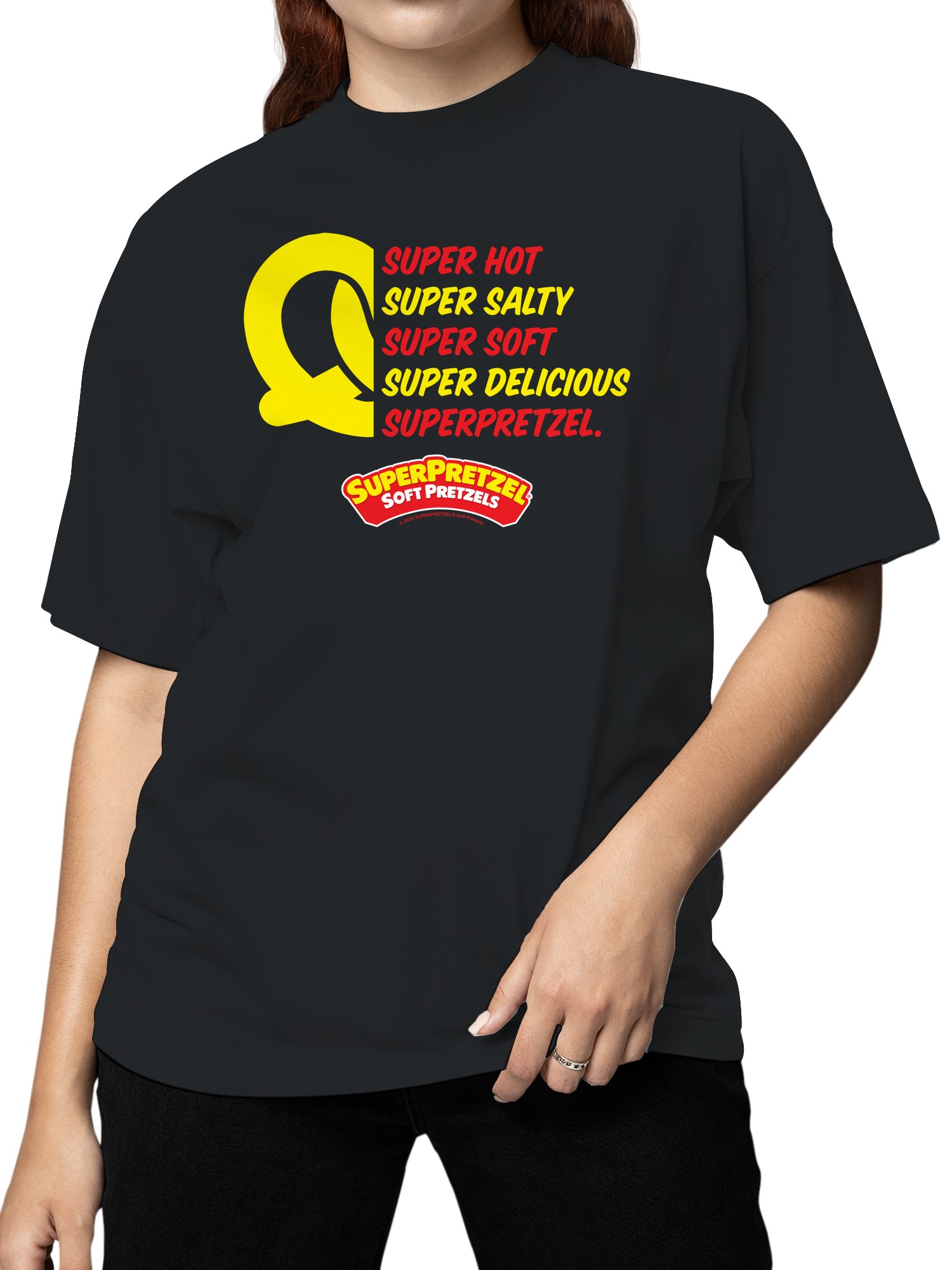 Camiseta para mujer Super Pretzel Super Delicious Pretzels con licencia oficial - Imagen 5 de 9