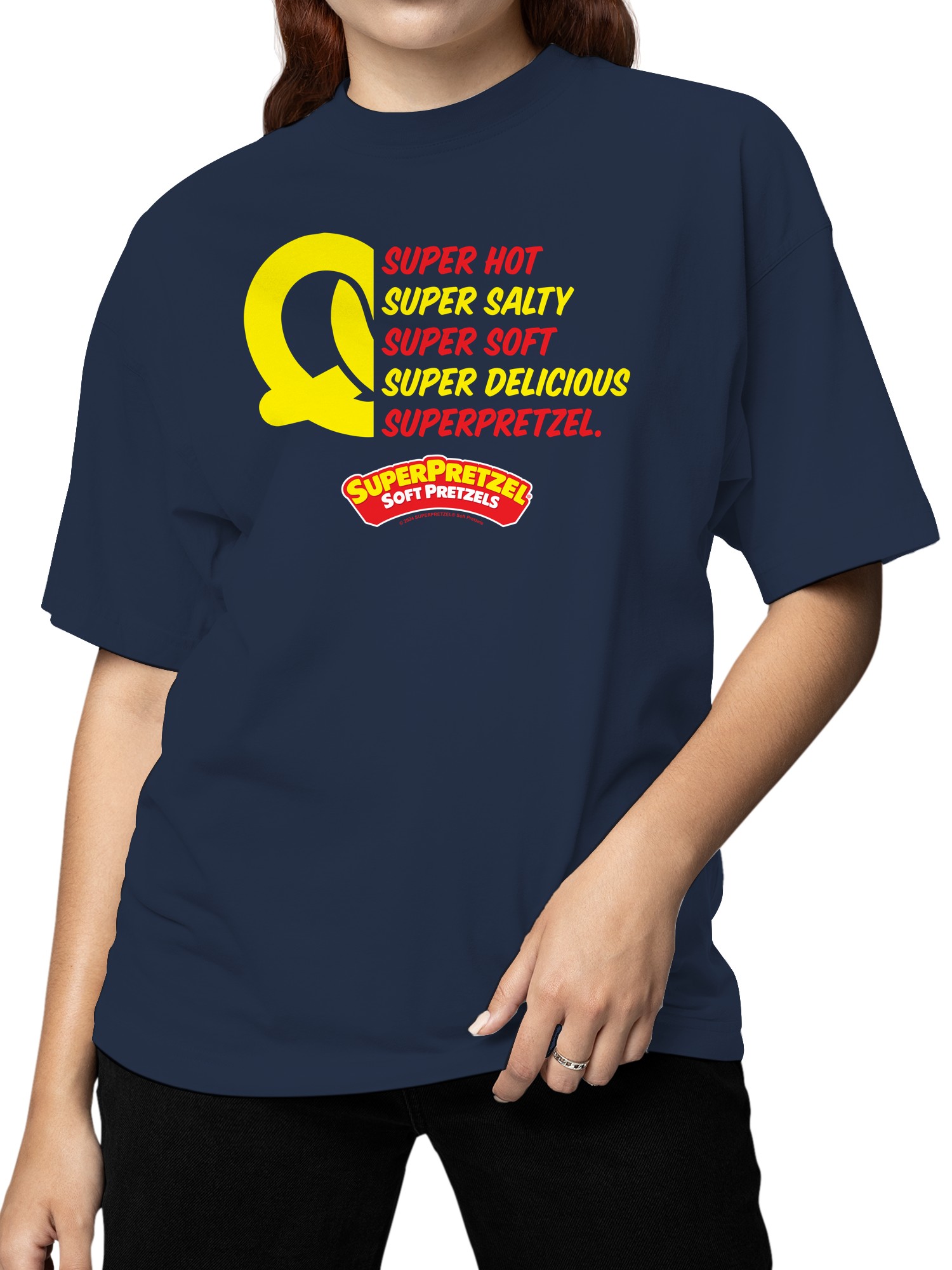 Camiseta para mujer Super Pretzel Super Delicious Pretzels con licencia oficial - Imagen 8 de 9
