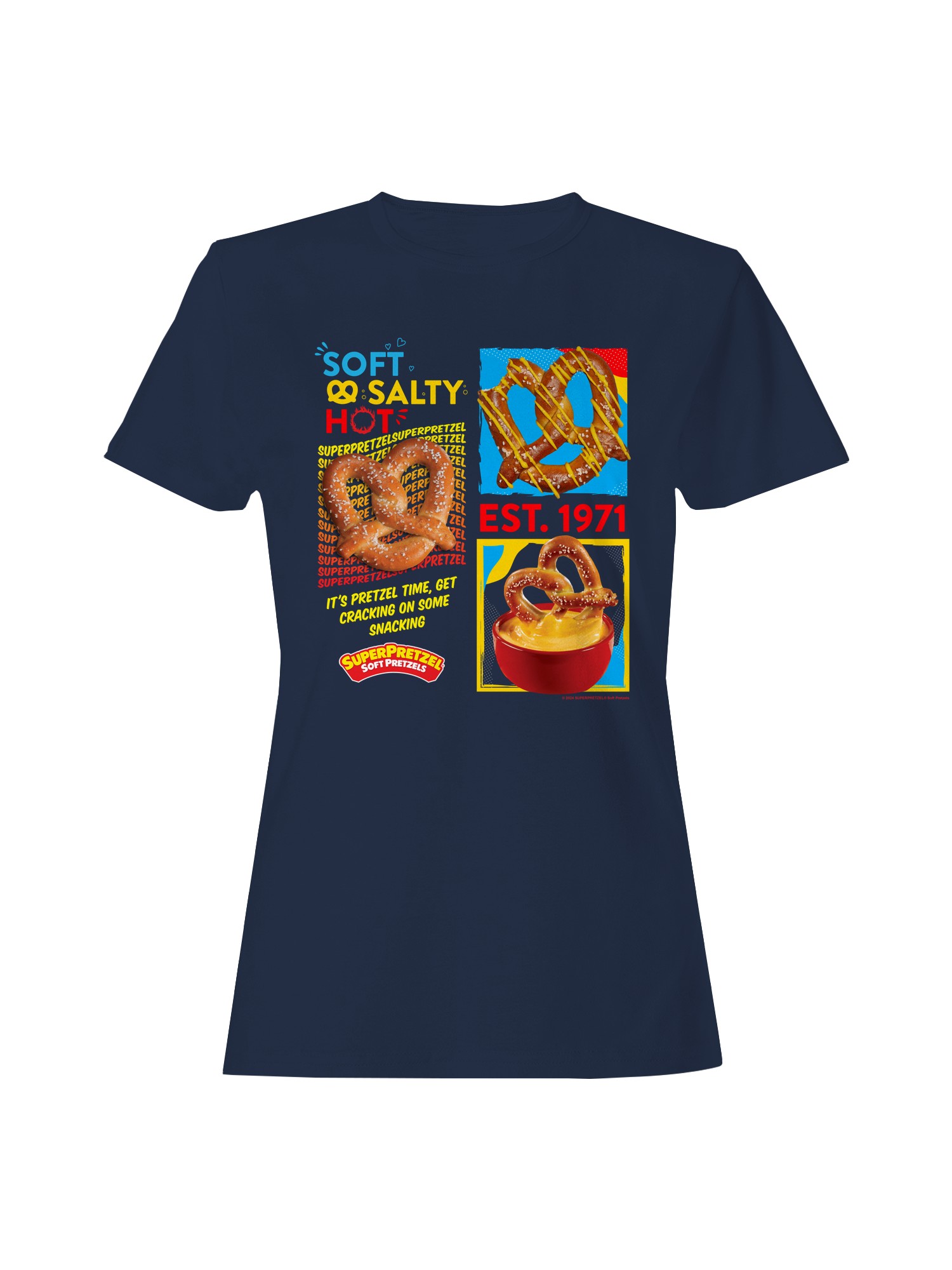 Licencia Oficial Super Pretzel Suave, Salado y Caliente: Camiseta para Mujer - Imagen 10 de 12