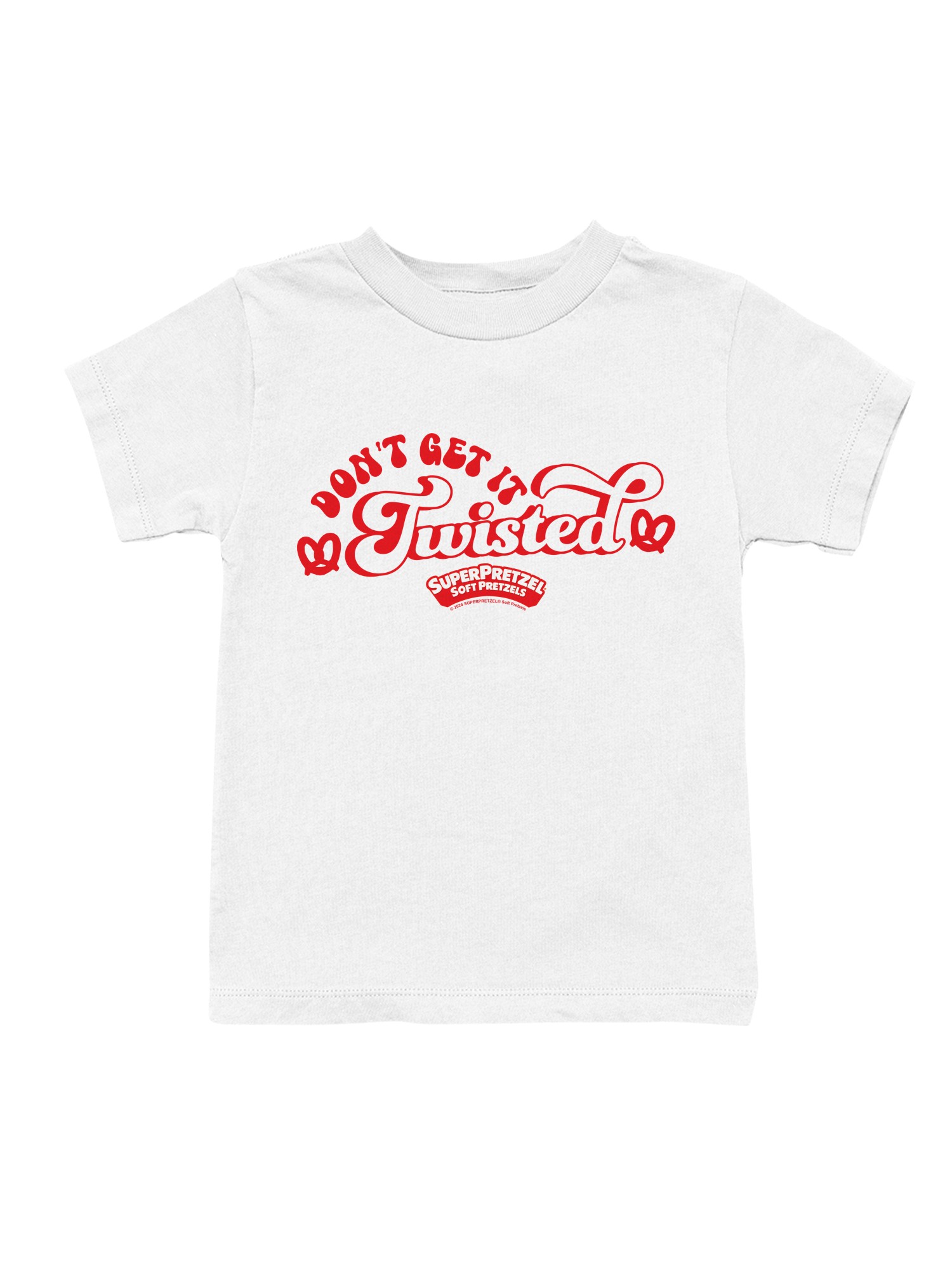 Officially Licensed Super Pretzel Don't Get It Twisted Youth's T-shirt - Picture 4 of 12
