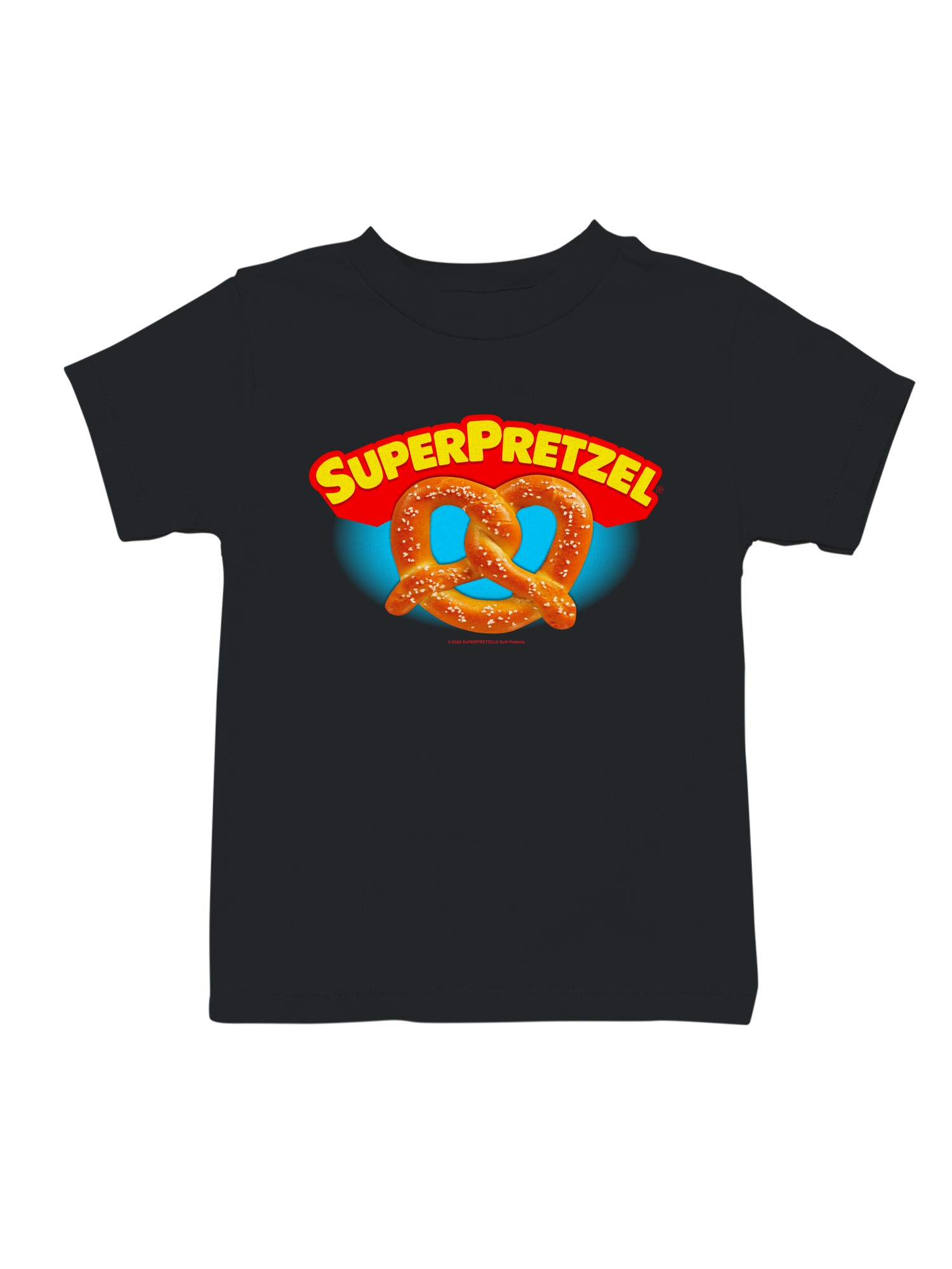Officially Licensed Super Pretzel Classic Logo Design Youth's T-shirt - Picture 4 of 6