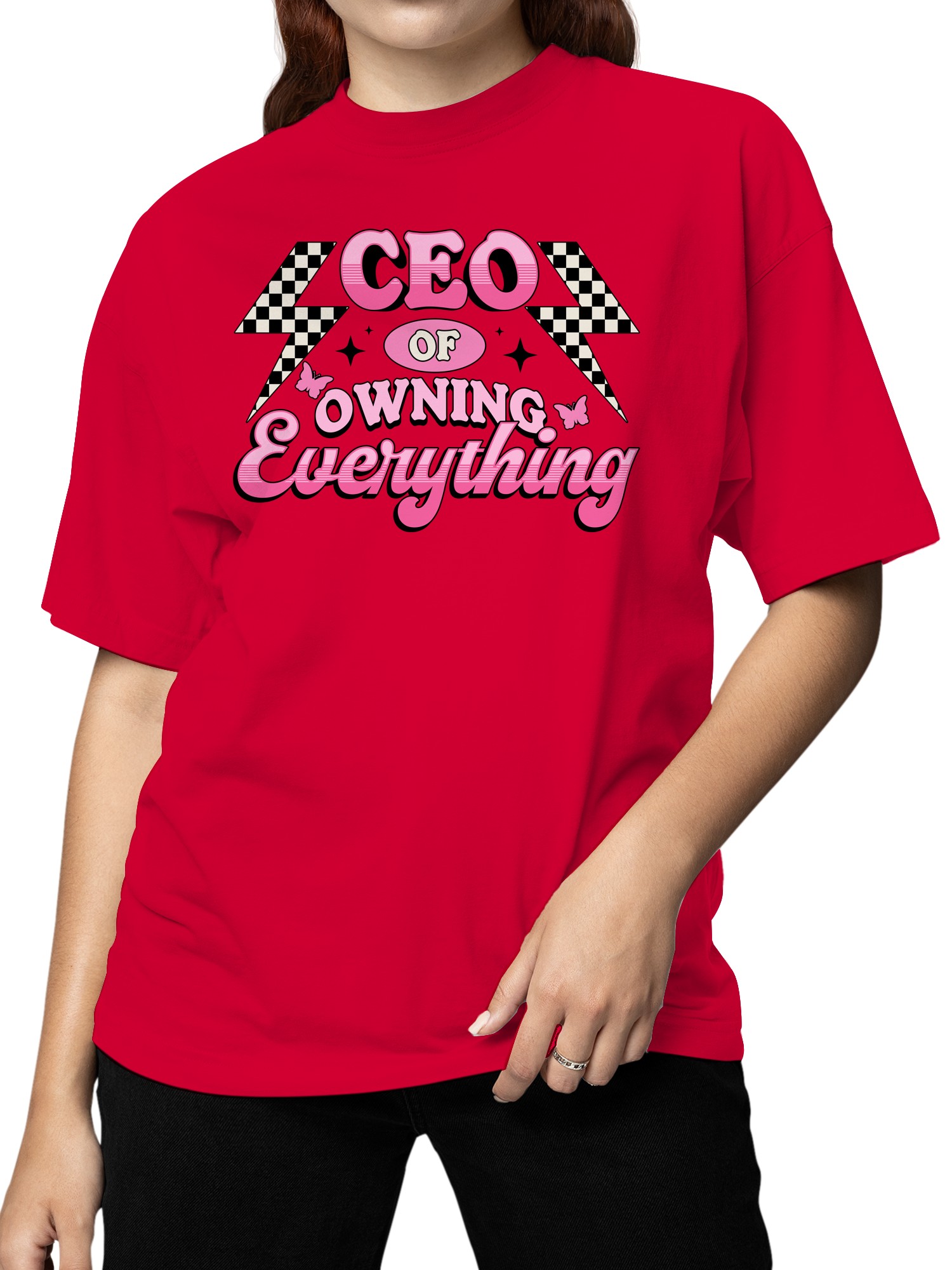 CEO of Owning Everything Graphic Women's T-shirt - Picture 8 of 15