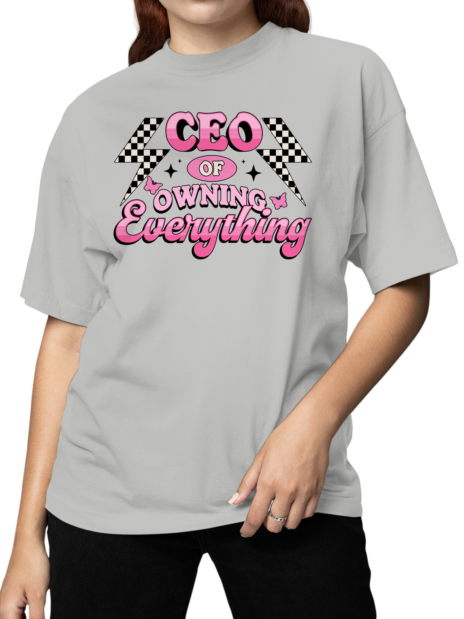 CEO of Owning Everything Graphic Women's T-shirt - Picture 14 of 15