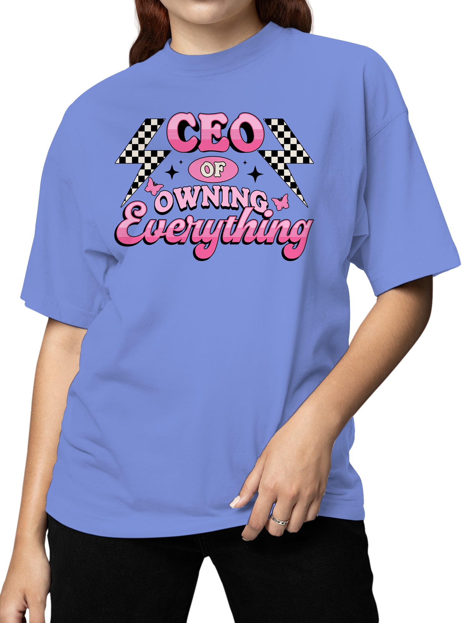 CEO of Owning Everything Graphic Women's T-shirt - Picture 11 of 15