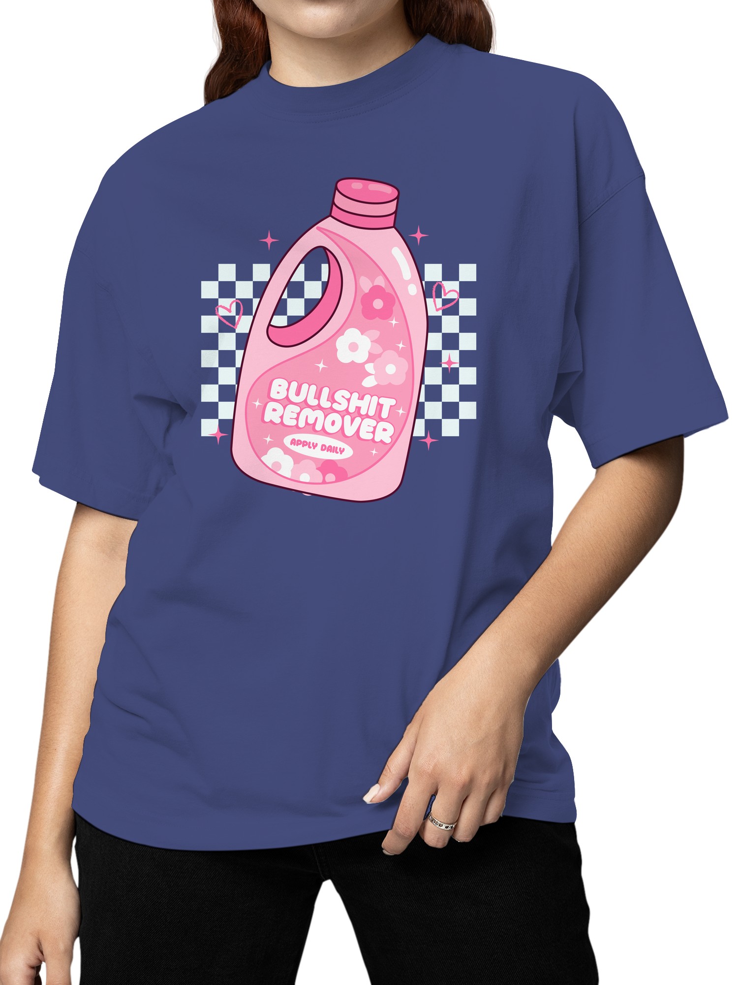 Pink Bullshit Remover Design Women's T-shirt - Picture 8 of 15