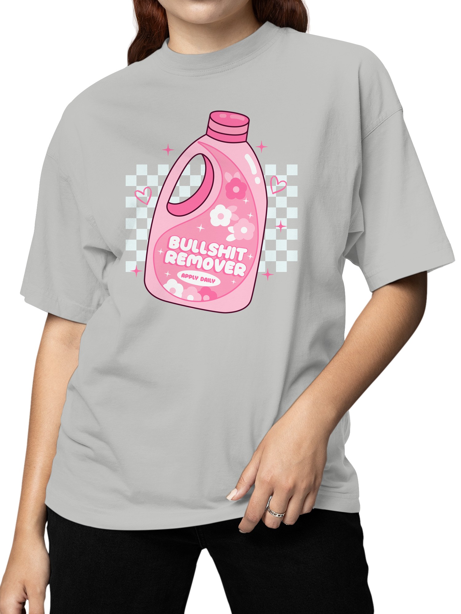 Pink Bullshit Remover Design Women's T-shirt - Picture 14 of 15