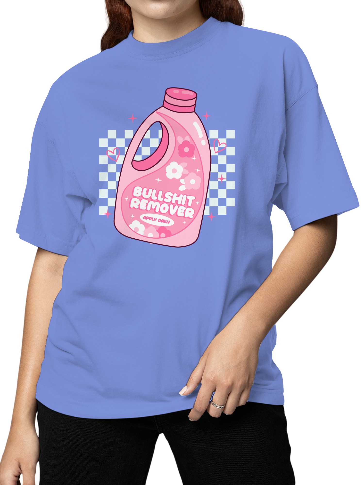 Pink Bullshit Remover Design Women's T-shirt - Picture 11 of 15