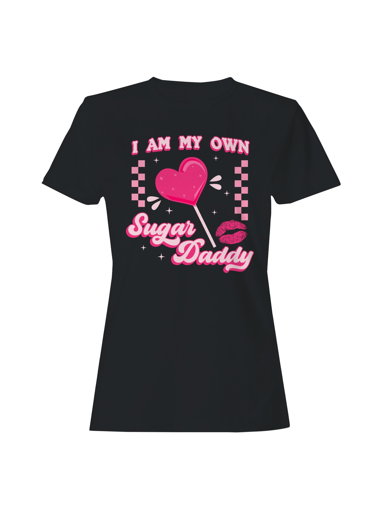 Empowering Heart Lollipop Design Women's T-shirt - Picture 4 of 6
