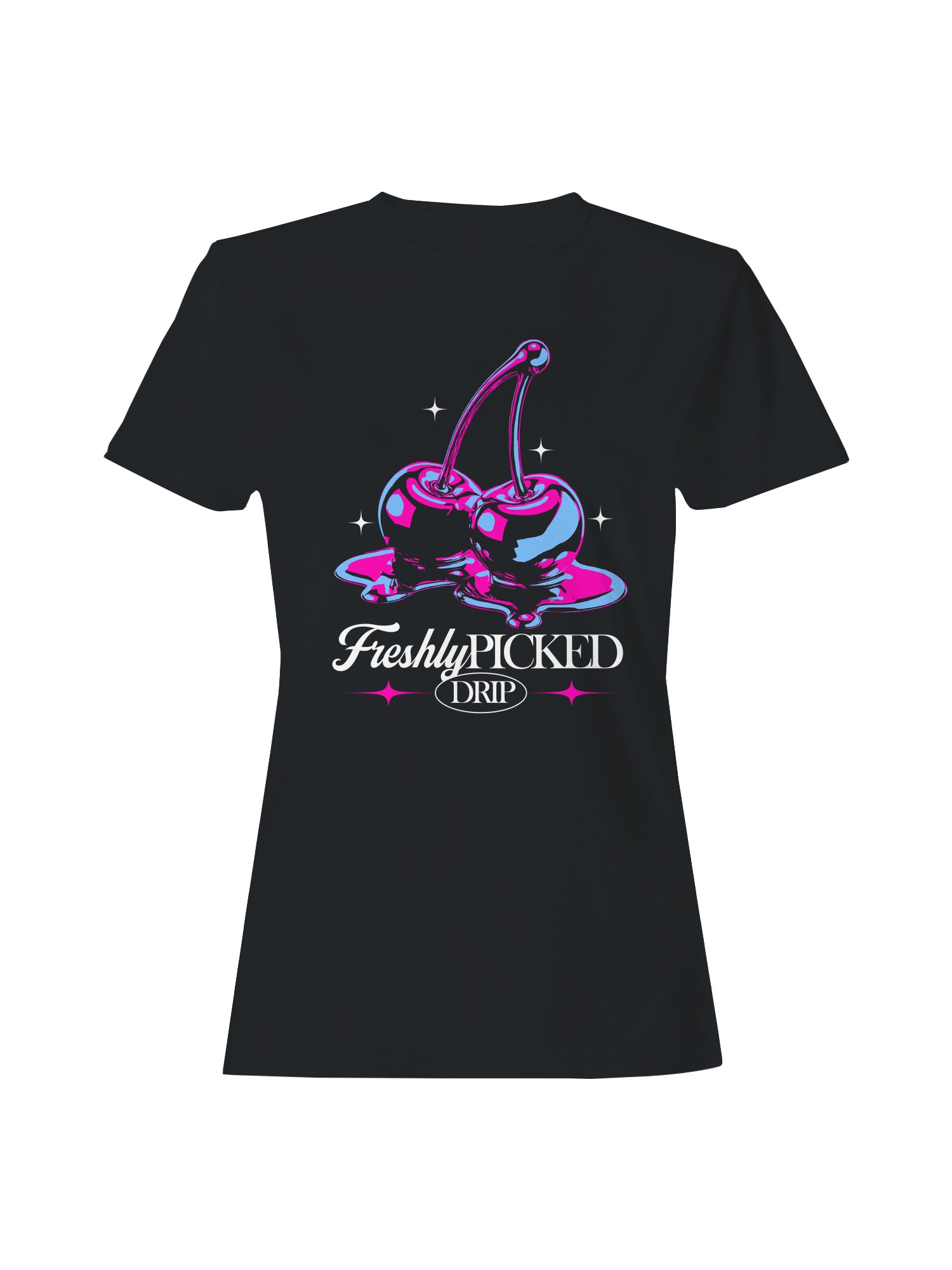 Camiseta para mujer Freshly Picked Drip Cherries - Imagen 4 de 9