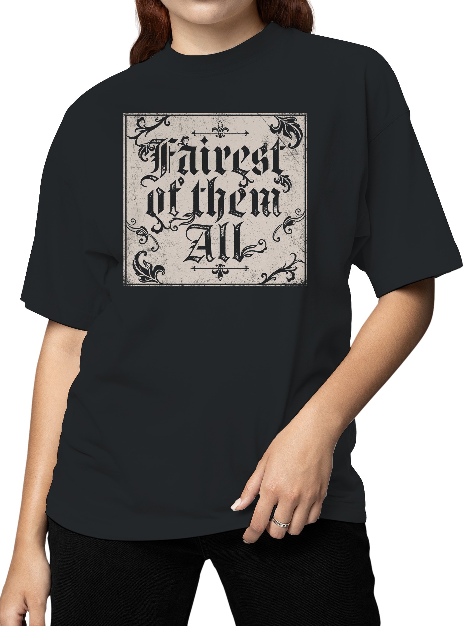 Camiseta para mujer Fairest of Them All diseño vintage - Imagen 5 de 6