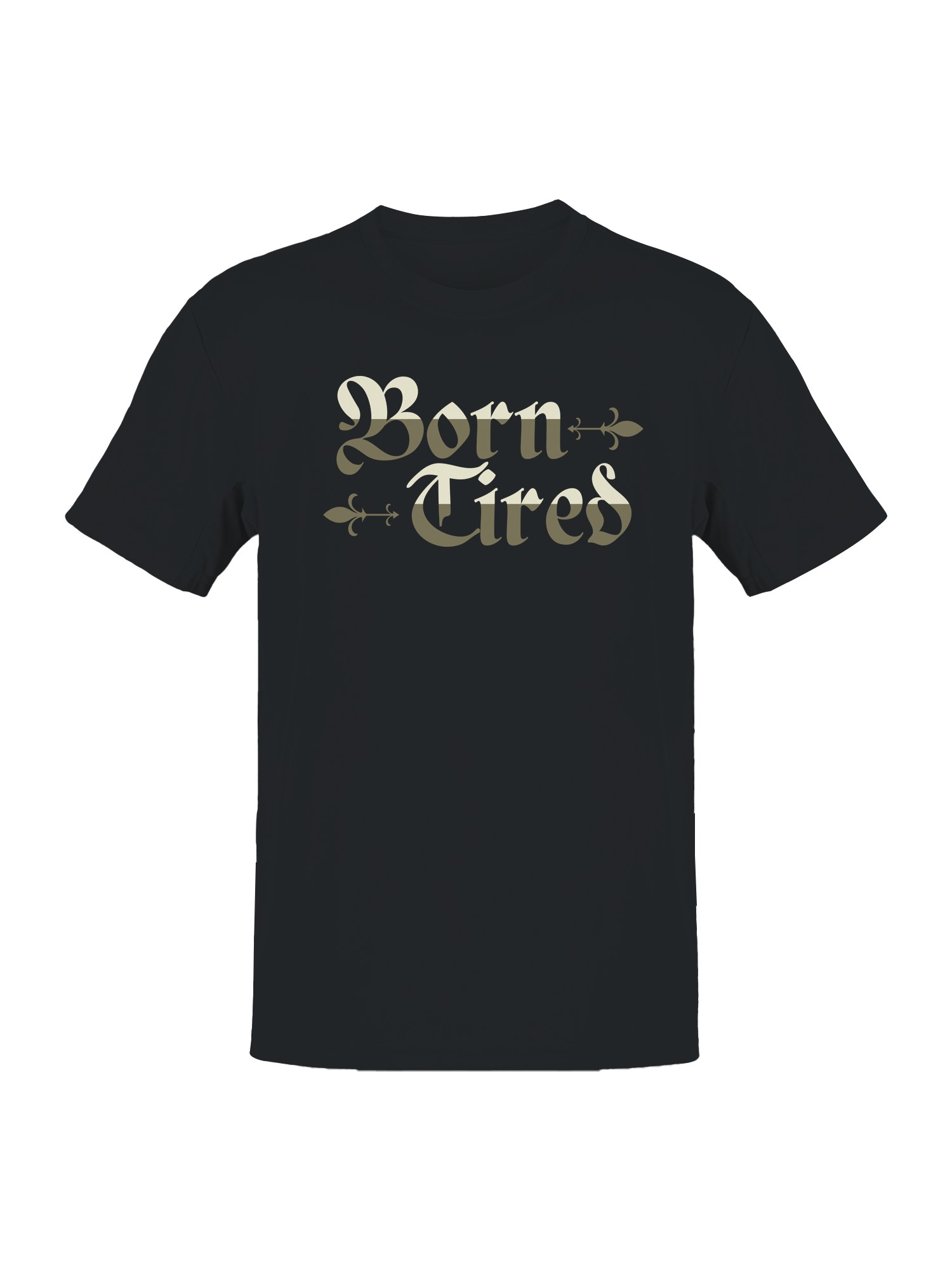 Camiseta para hombre vintage con diseño "Born Tired" - Imagen 7 de 9