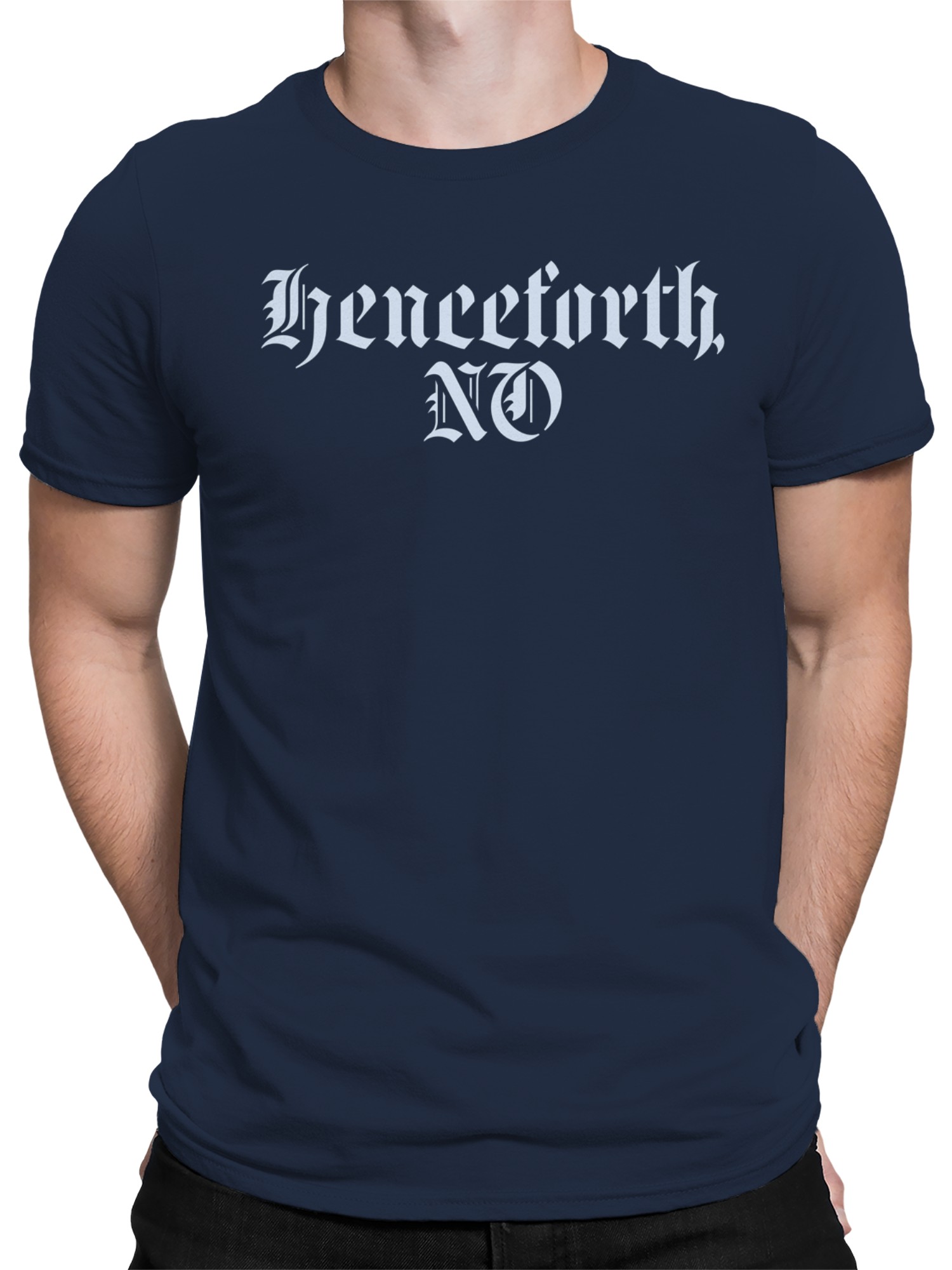 Camiseta de hombre Thereforth No Gothic Typography - Imagen 5 de 6