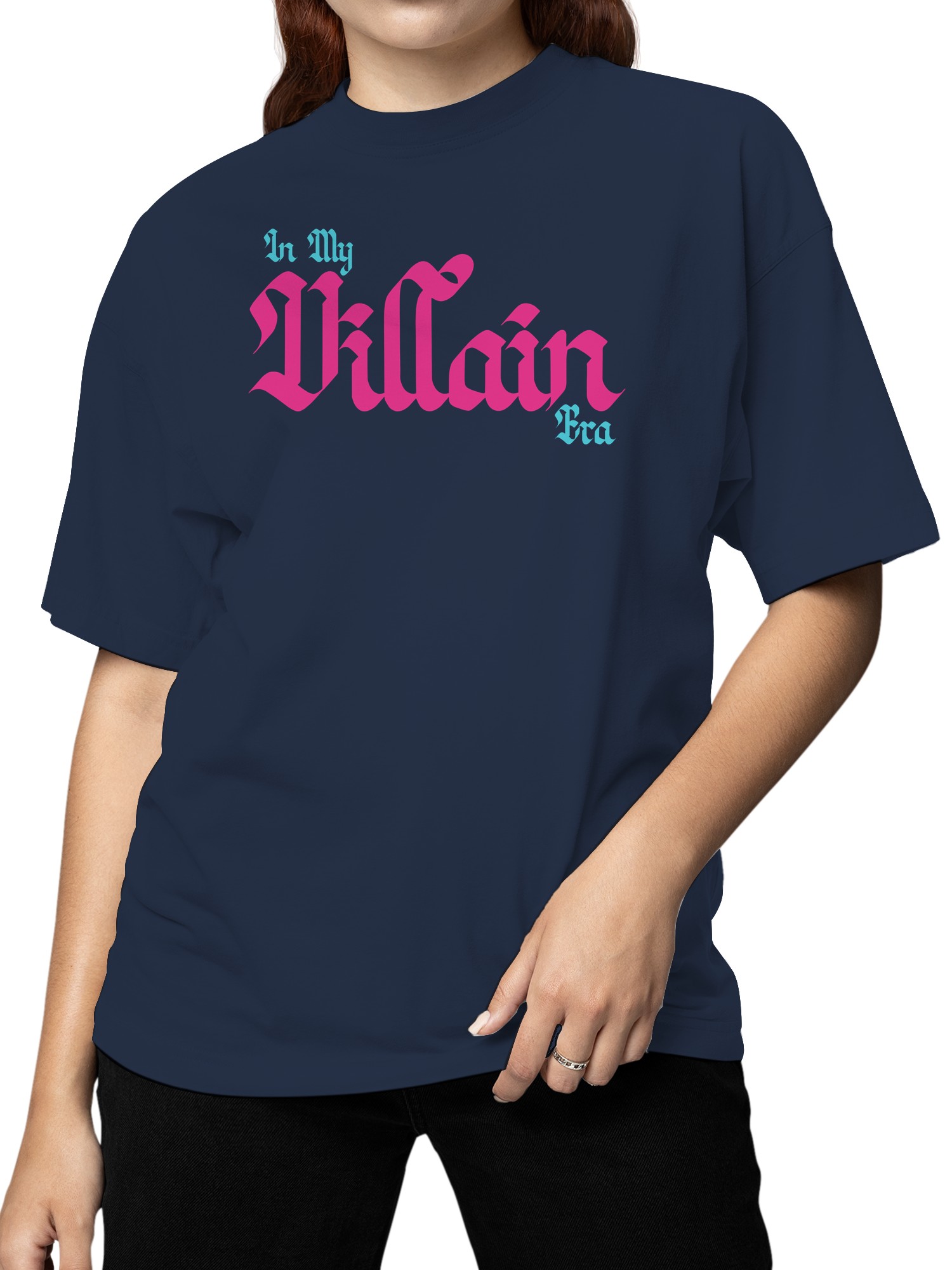 Camiseta para mujer Bold Gothic Villain Era Design - Imagen 8 de 9