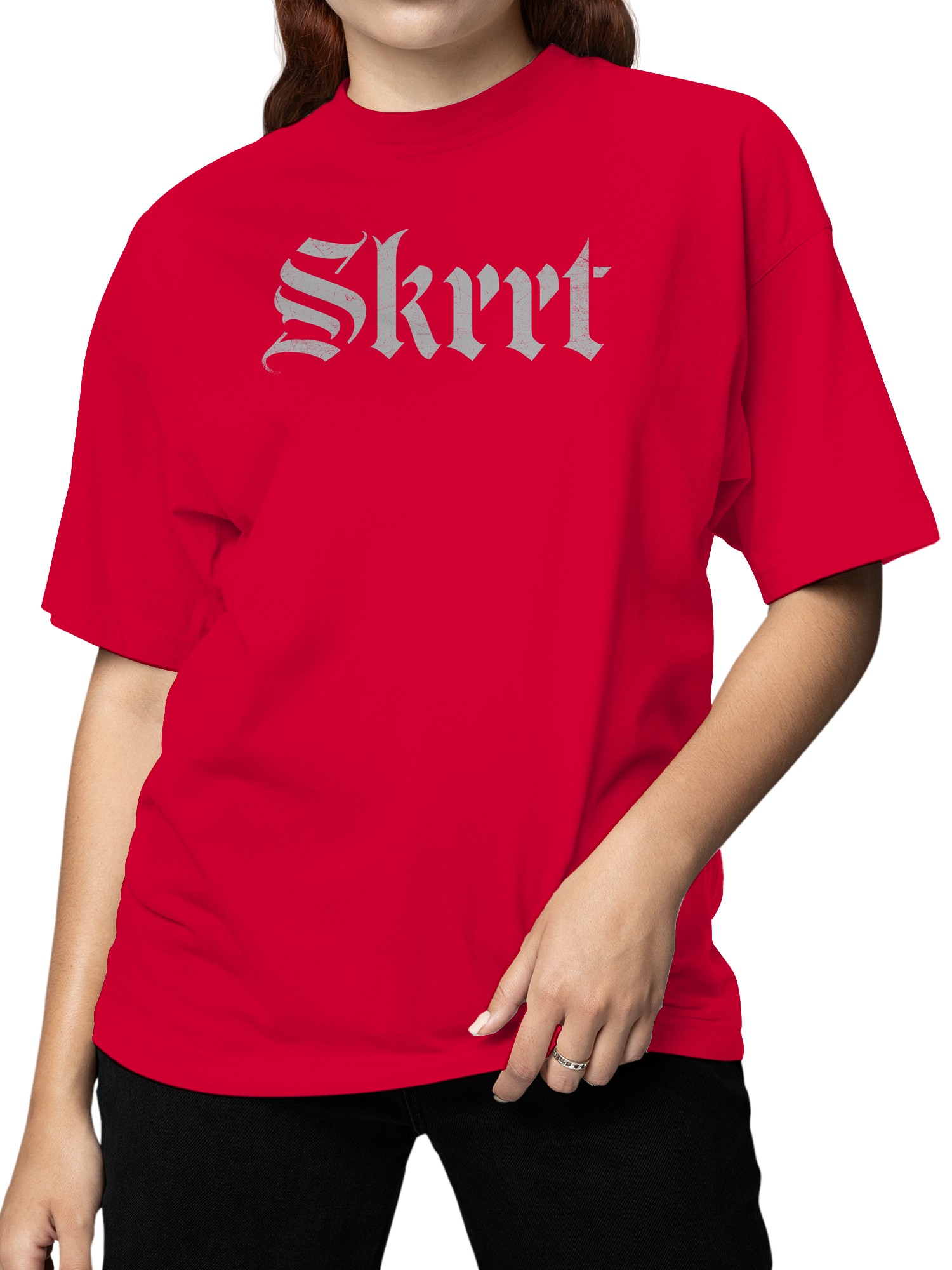 Skrrt Gothic Style Design Women's T-shirt - Picture 8 of 12