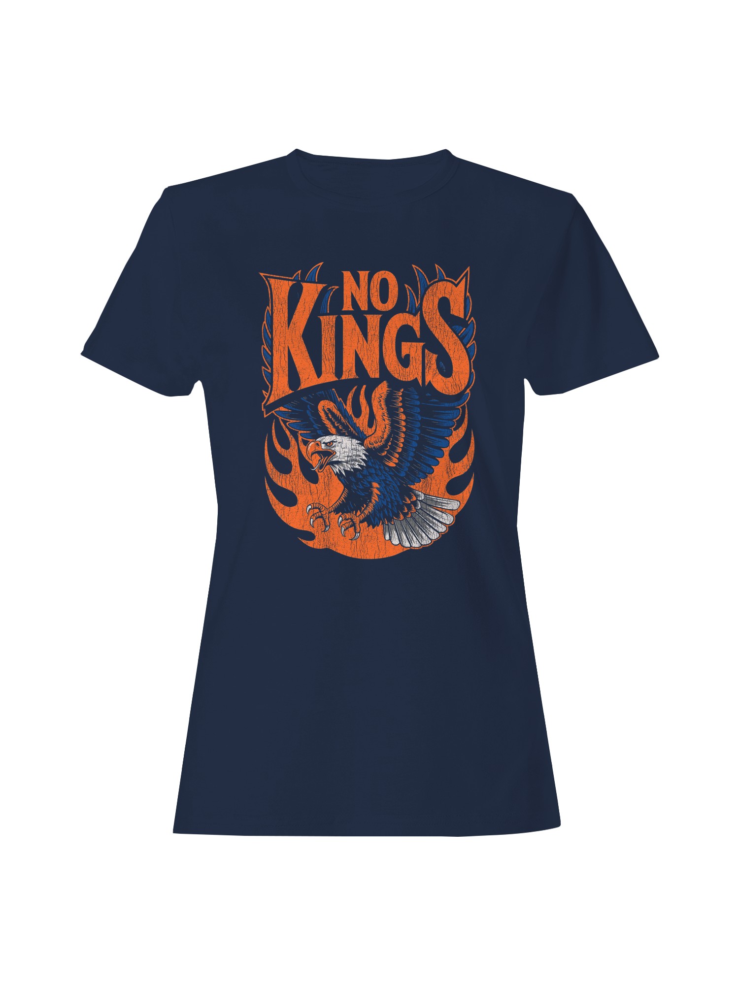 No Kings Eagle Fire Design Women's T-shirt - Foto 7 di 9