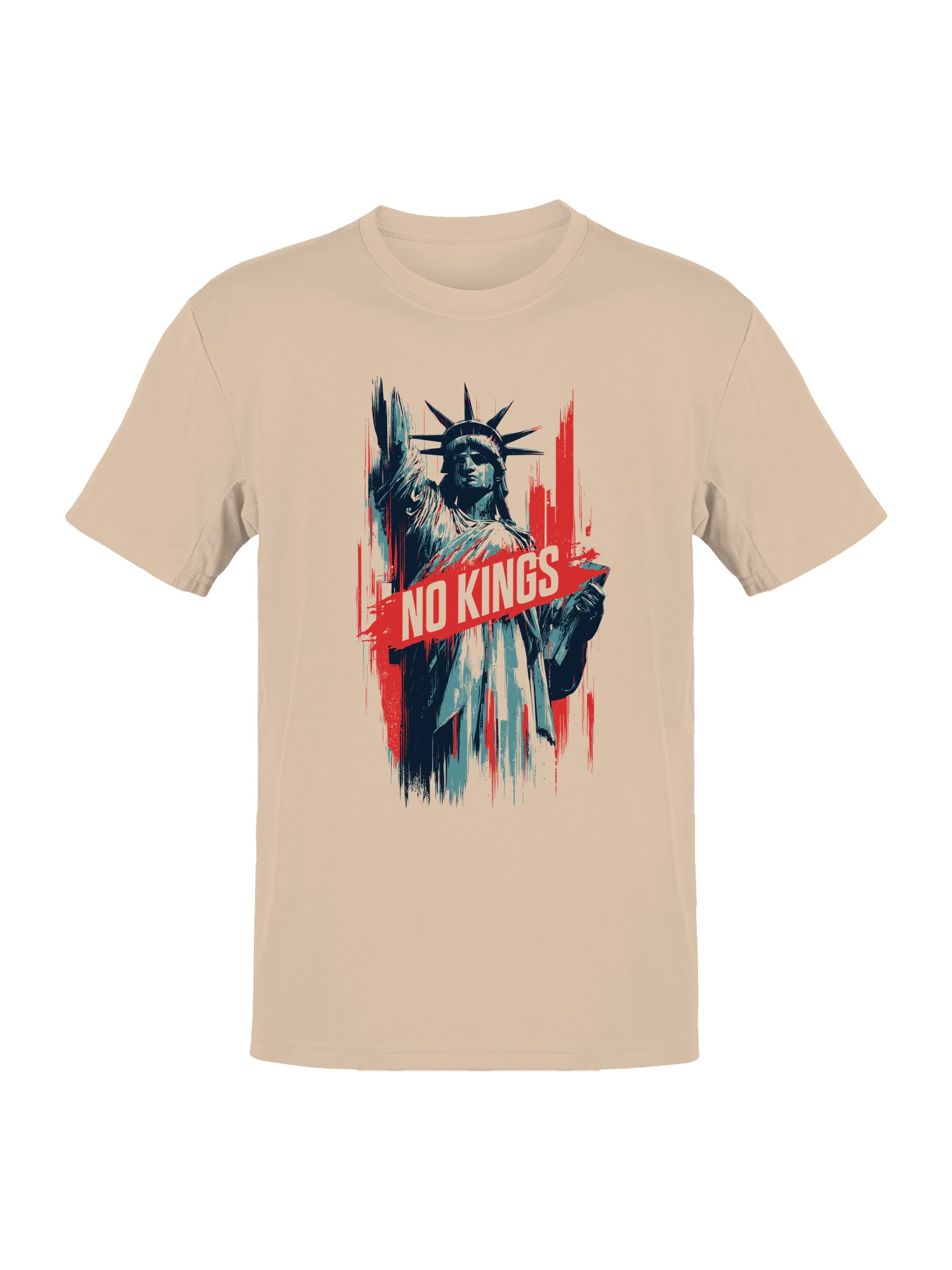 Iconic Liberty No Kings Graphic Men's T-shirt - Picture 4 of 6