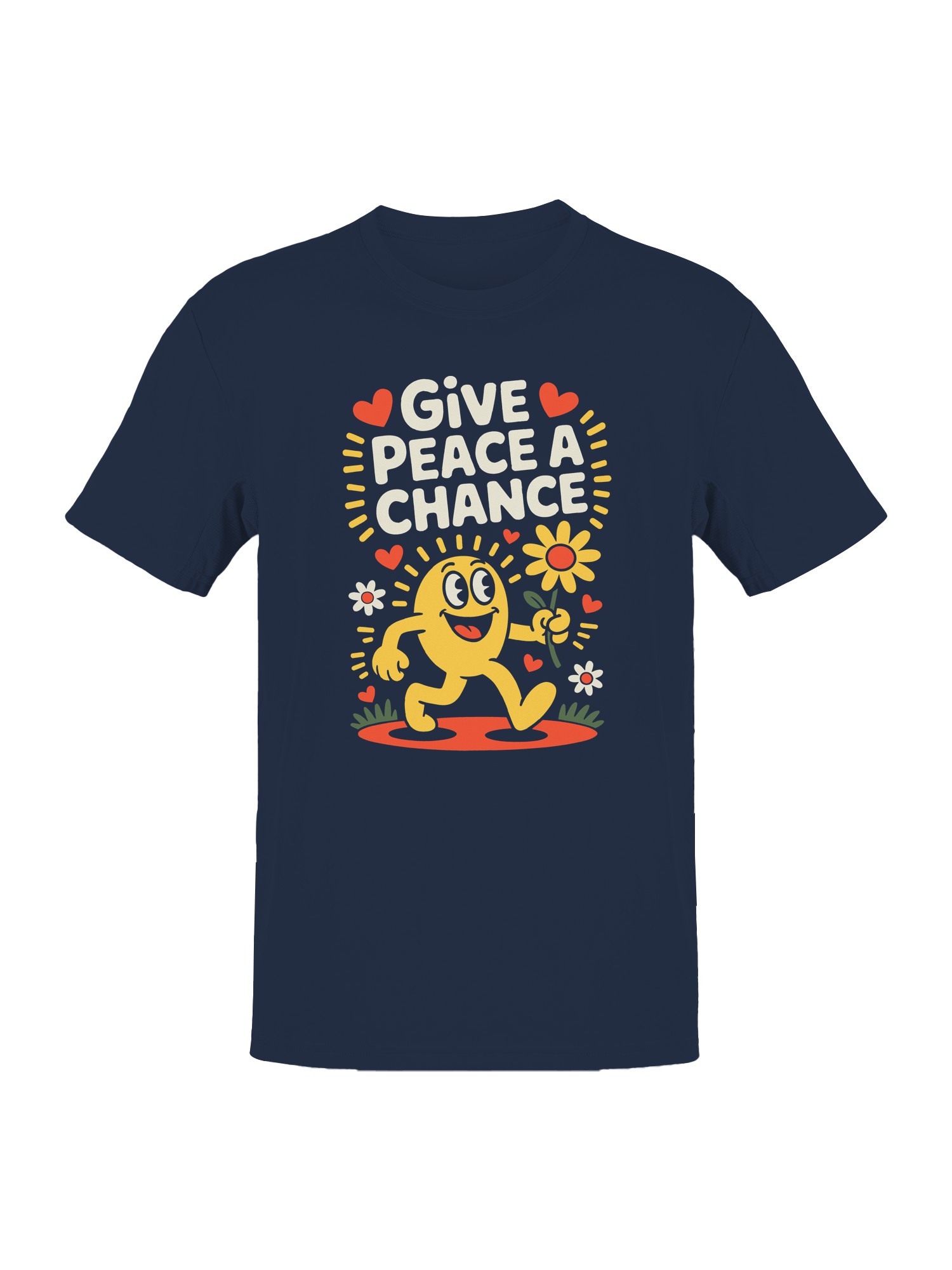 Give Peace a Chance Graphic Art Men's T-shirt - Picture 7 of 9