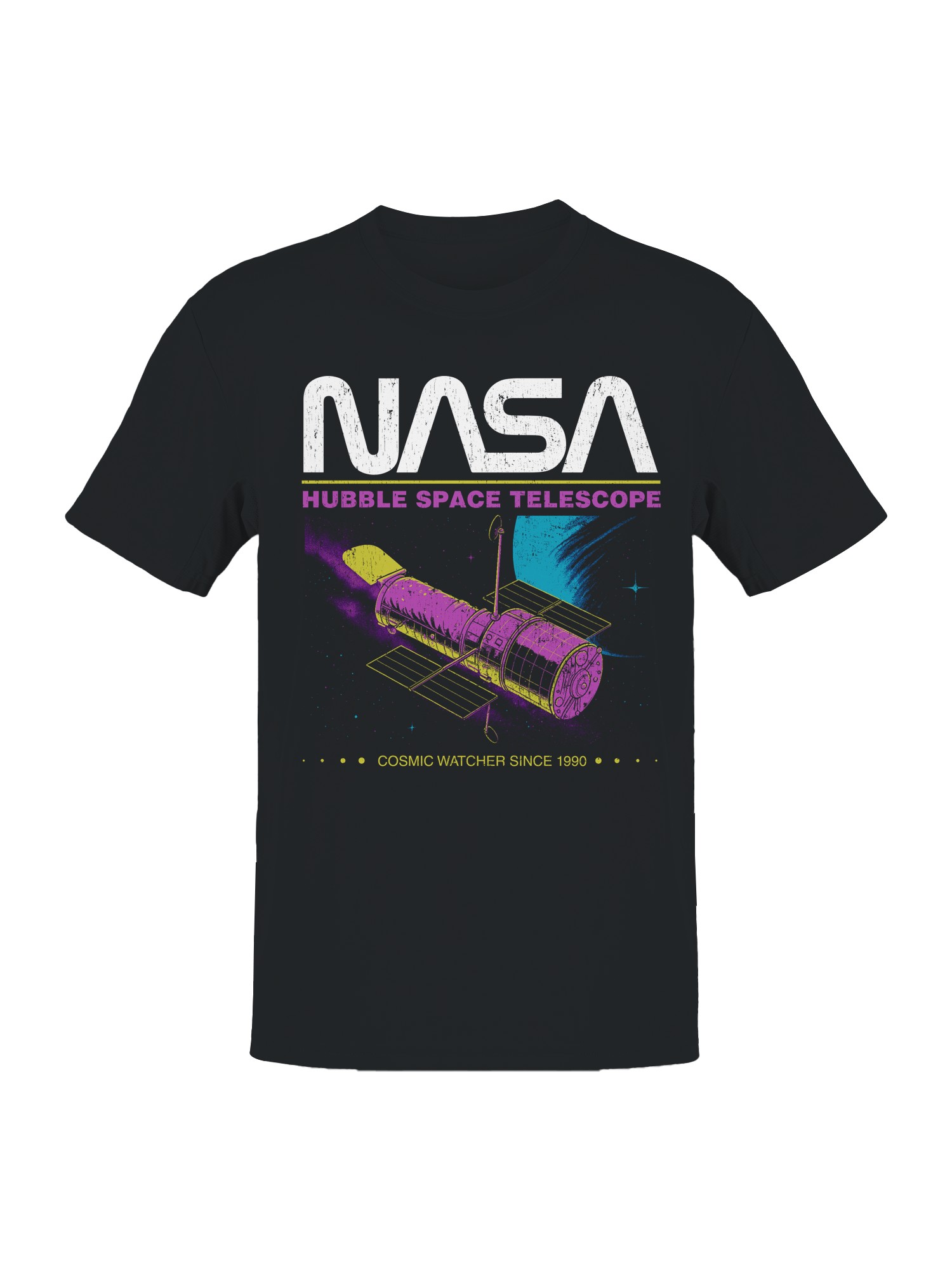 Officially Licensed NASA Hubble Space Telescope Men's T-shirt - Picture 4 of 9