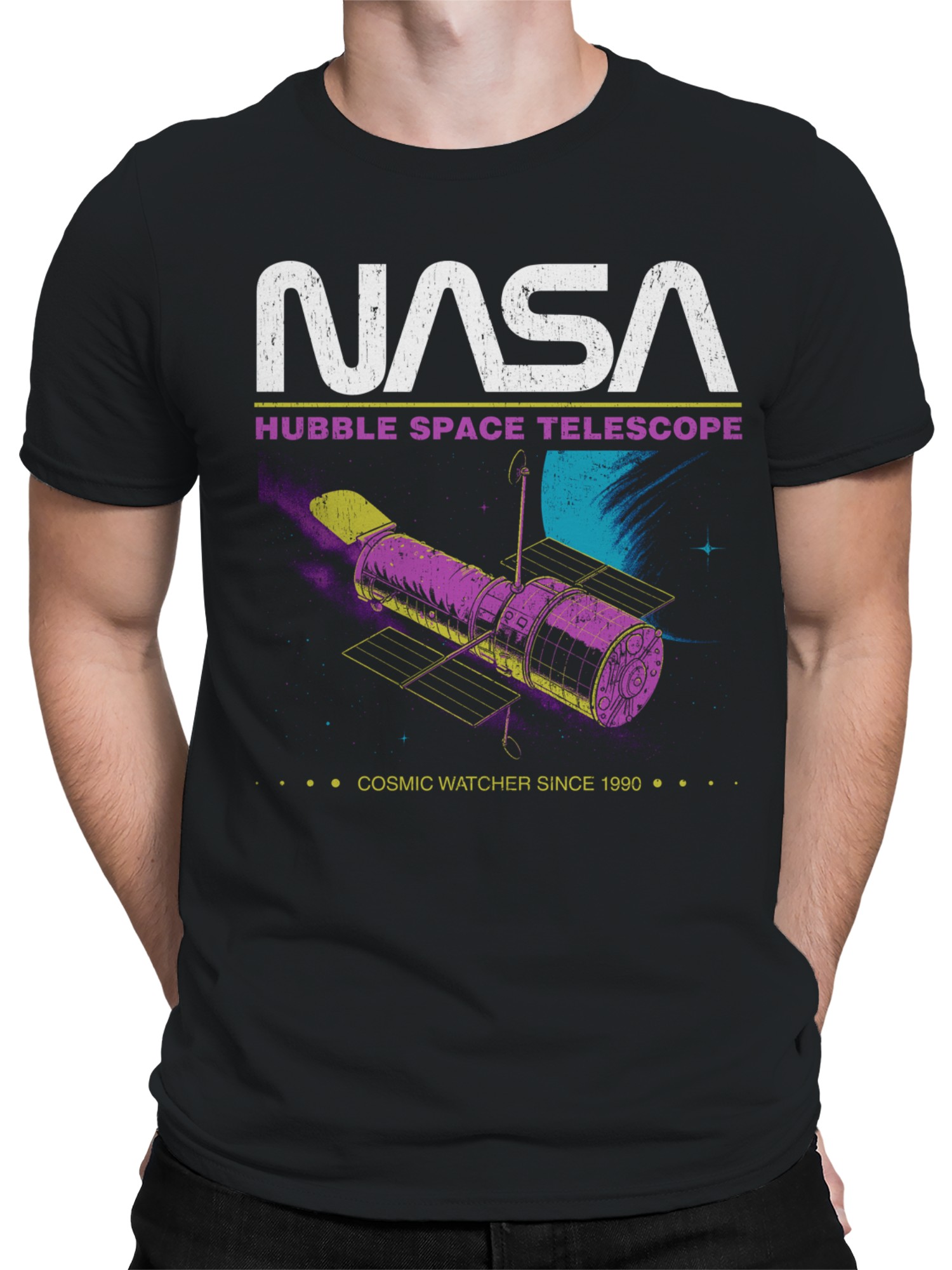Officially Licensed NASA Hubble Space Telescope Men's T-shirt - Picture 5 of 9