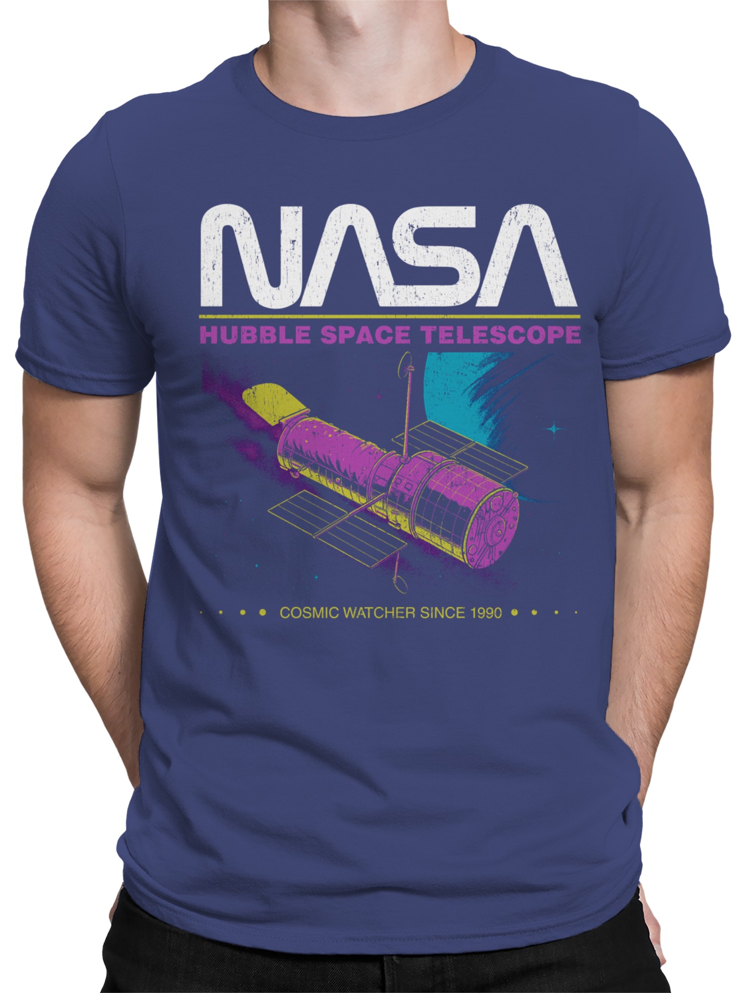 Officially Licensed NASA Hubble Space Telescope Men's T-shirt - Picture 8 of 9