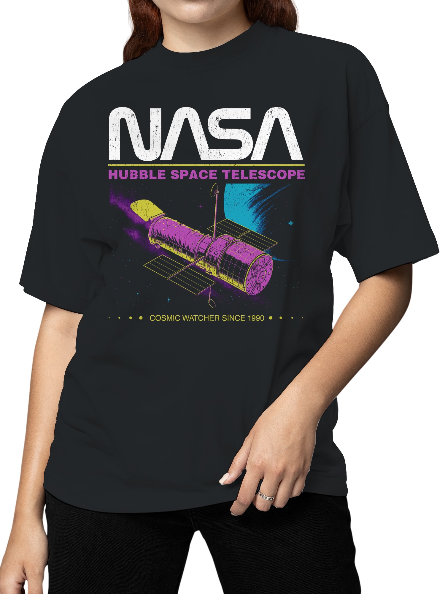 Officially Licensed NASA Hubble Space Telescope Women's T-shirt - Picture 5 of 6