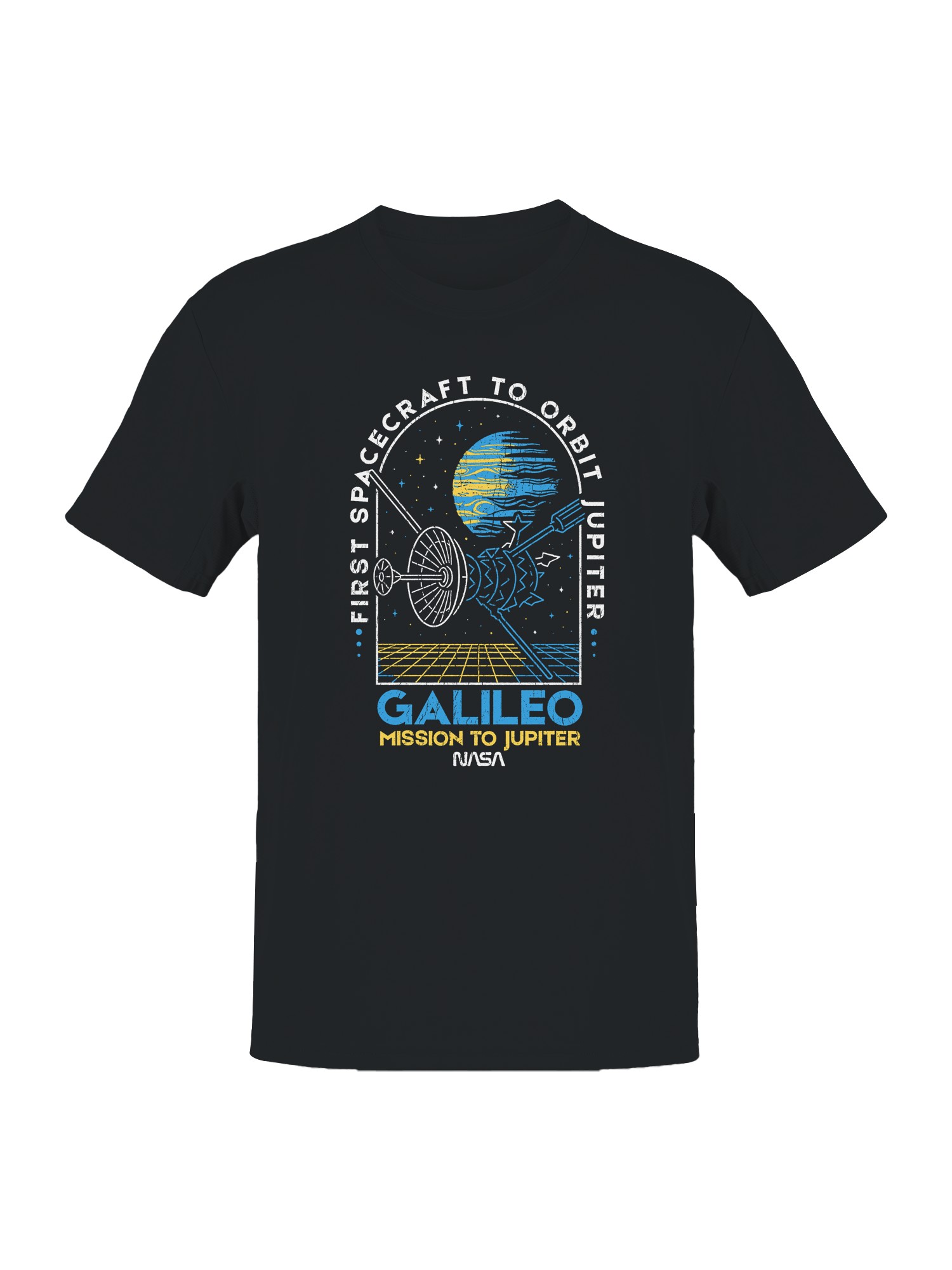 Officially Licensed Nasa Galileo Jupiter Mission Tribute Men's T-shirt - Picture 4 of 9